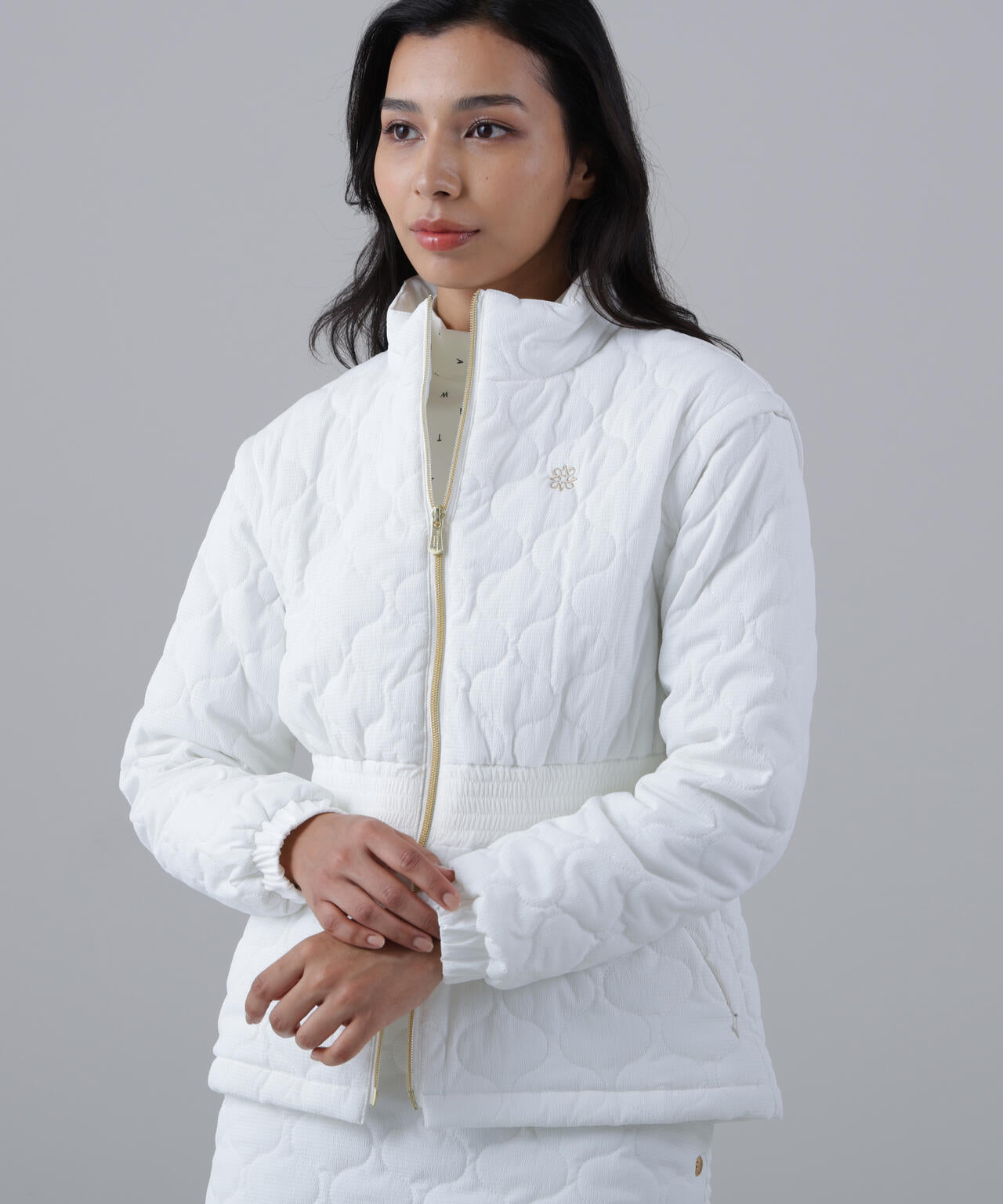ウェーブストレッチ中綿ブルゾン (WOMENS)