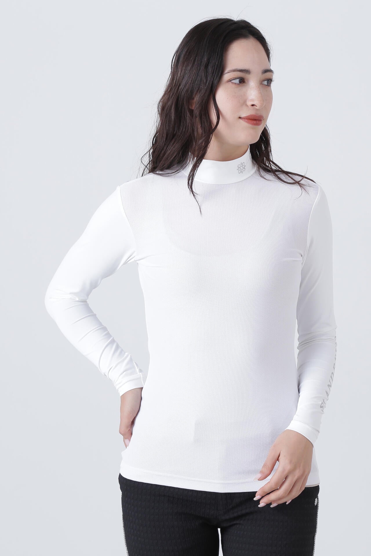 ツインコットUV×SUNPROFITメッシュ長袖ハイネックインナー (WOMENS)