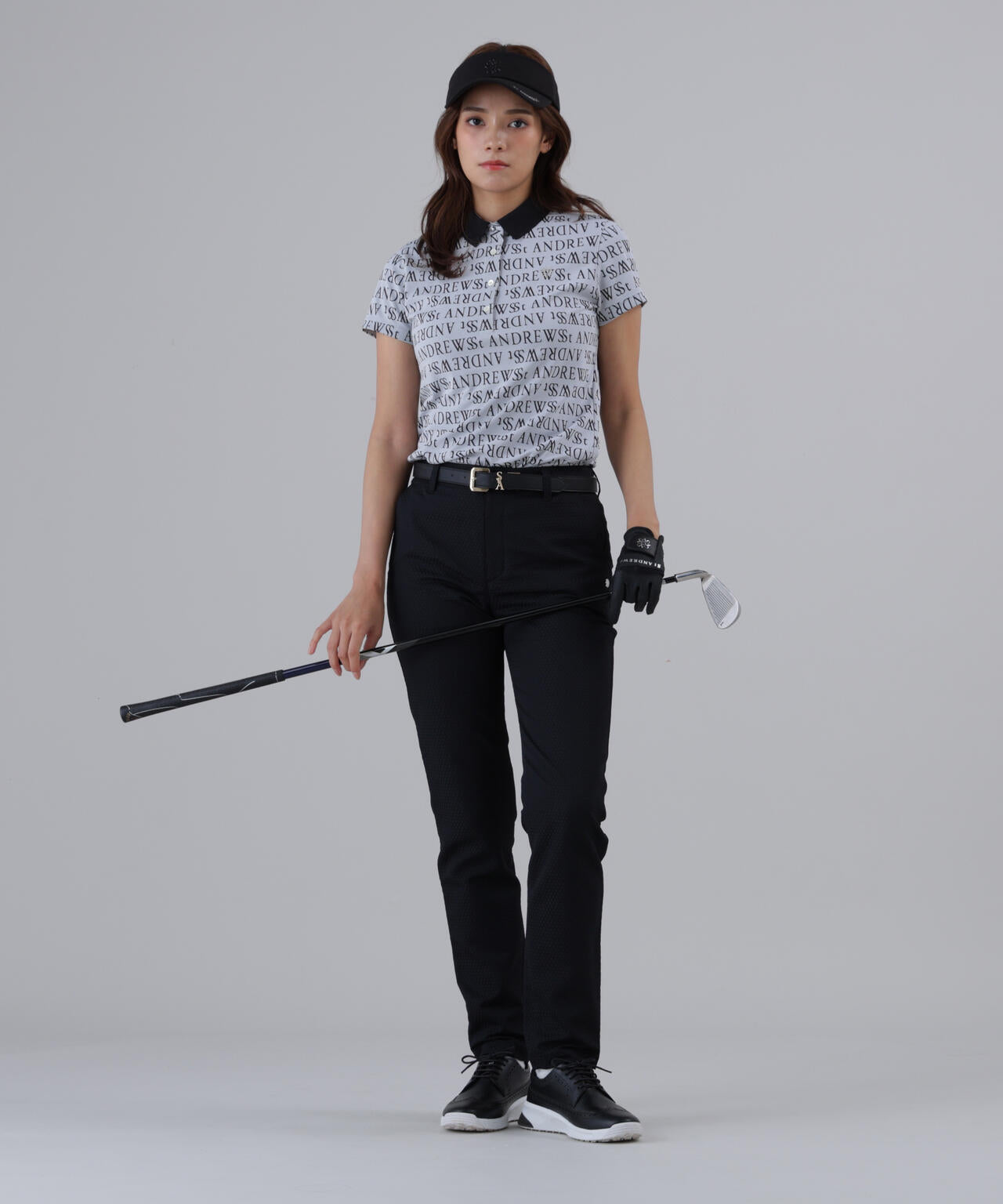 【ストレッチ】サークルジャガードパンツ (WOMENS)