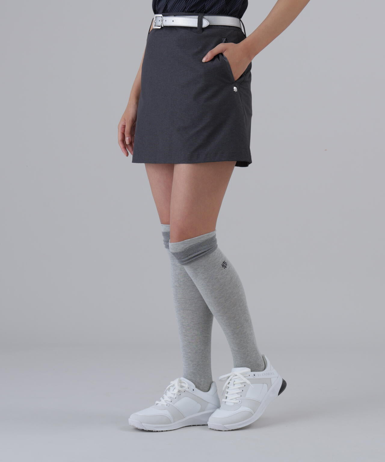 【撥水】【ストレッチ】ナイロンタフタスカート (WOMENS)