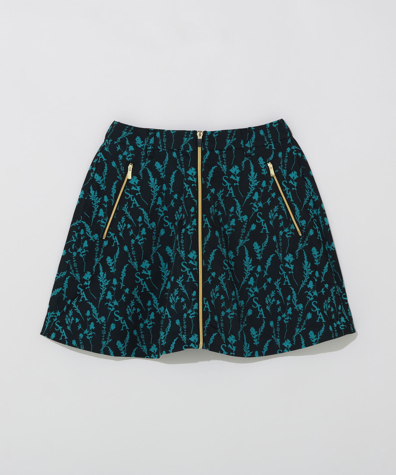 【ストレッチ】ボタニカルジャガードスカート (WOMENS)