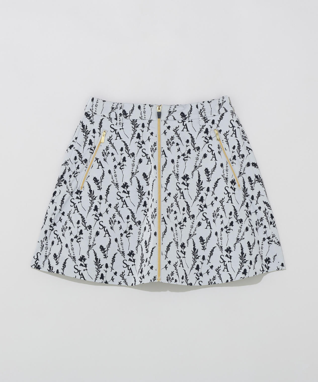 【ストレッチ】ボタニカルジャガードスカート (WOMENS)