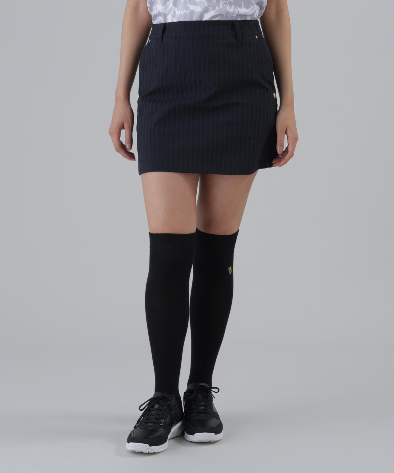 【ストレッチ】ドビーストライプスカート (WOMENS)