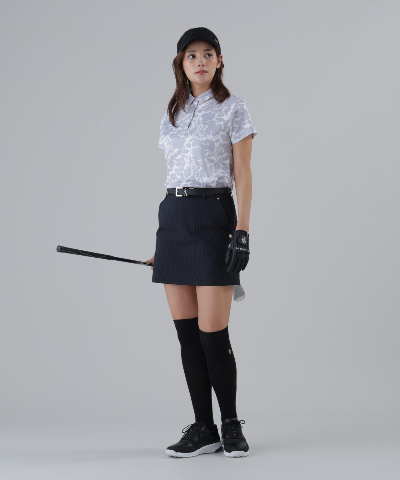 【ストレッチ】ドビーストライプスカート (WOMENS)