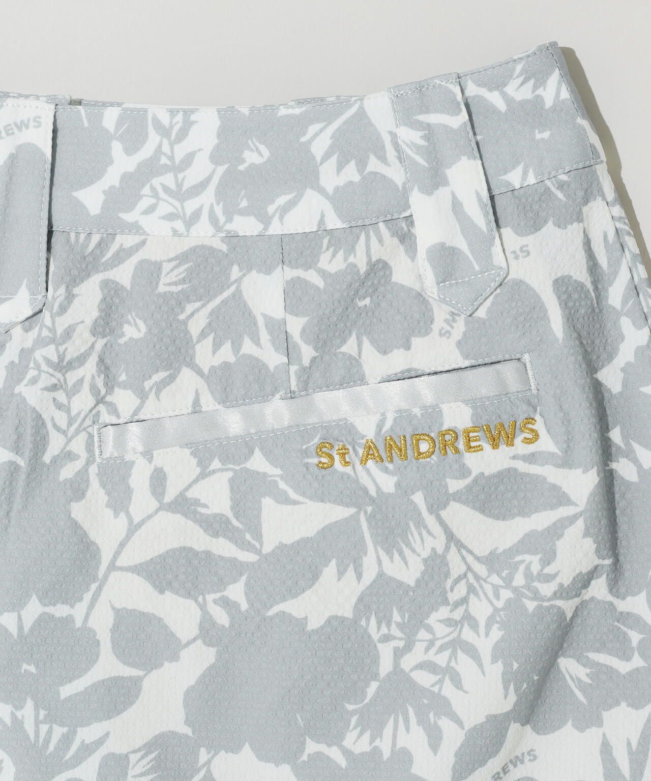 【吸水速乾】【ストレッチ】シャドーボタニカルプリントスカート (WOMENS)