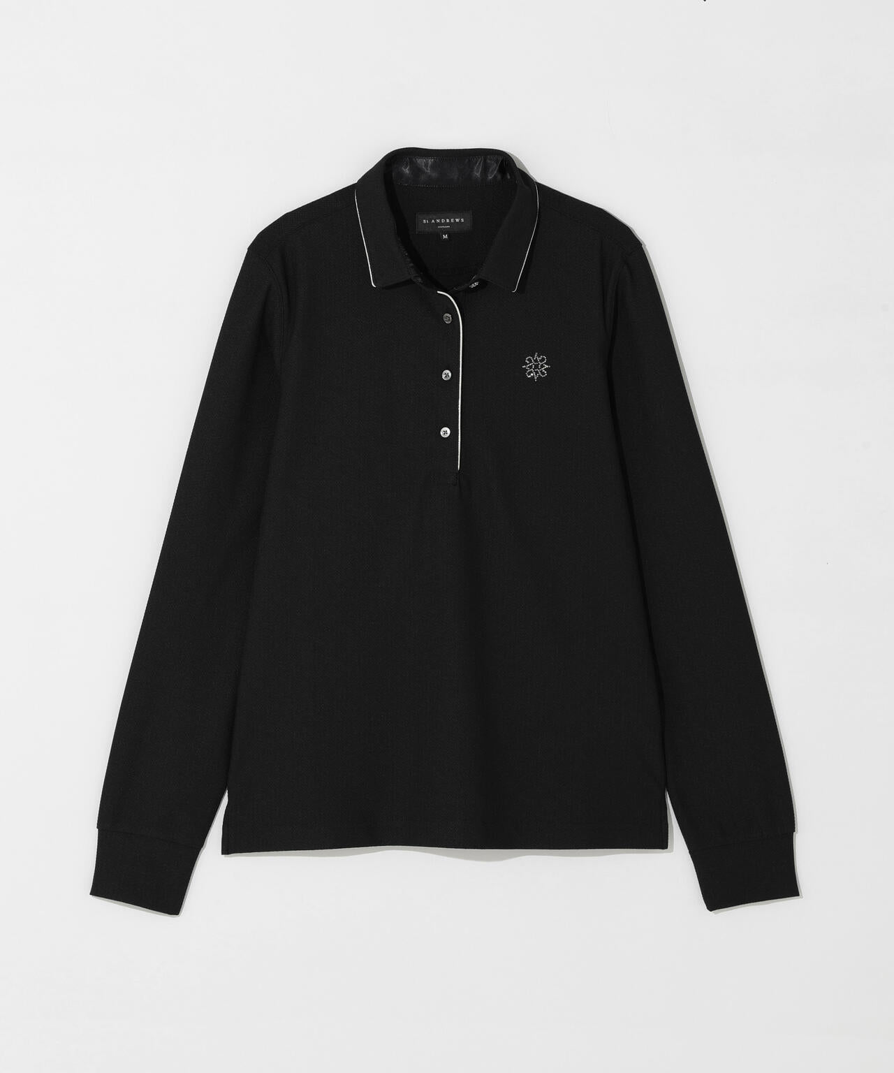 【吸水速乾】【UVカット】SPX裏使いジャガード長袖シャツ (WOMENS)