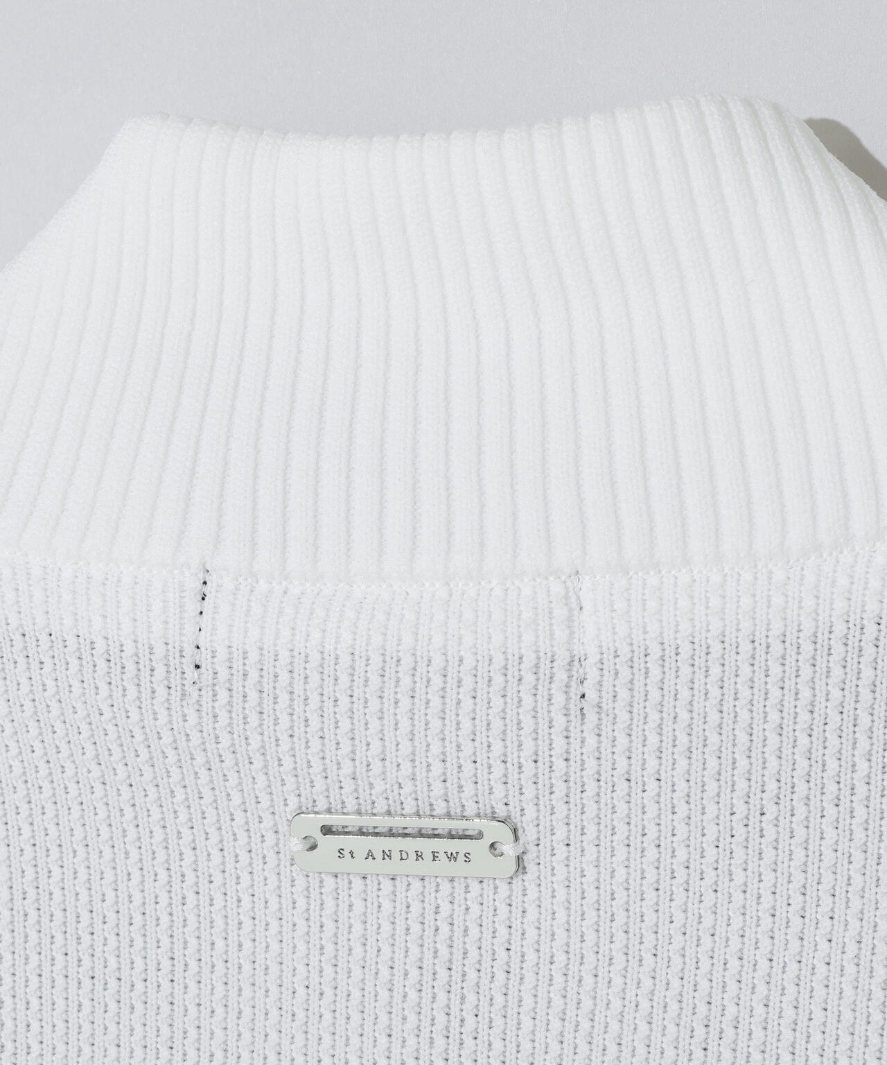 【防風】タフタ×ニットジップアップベスト (WOMENS)