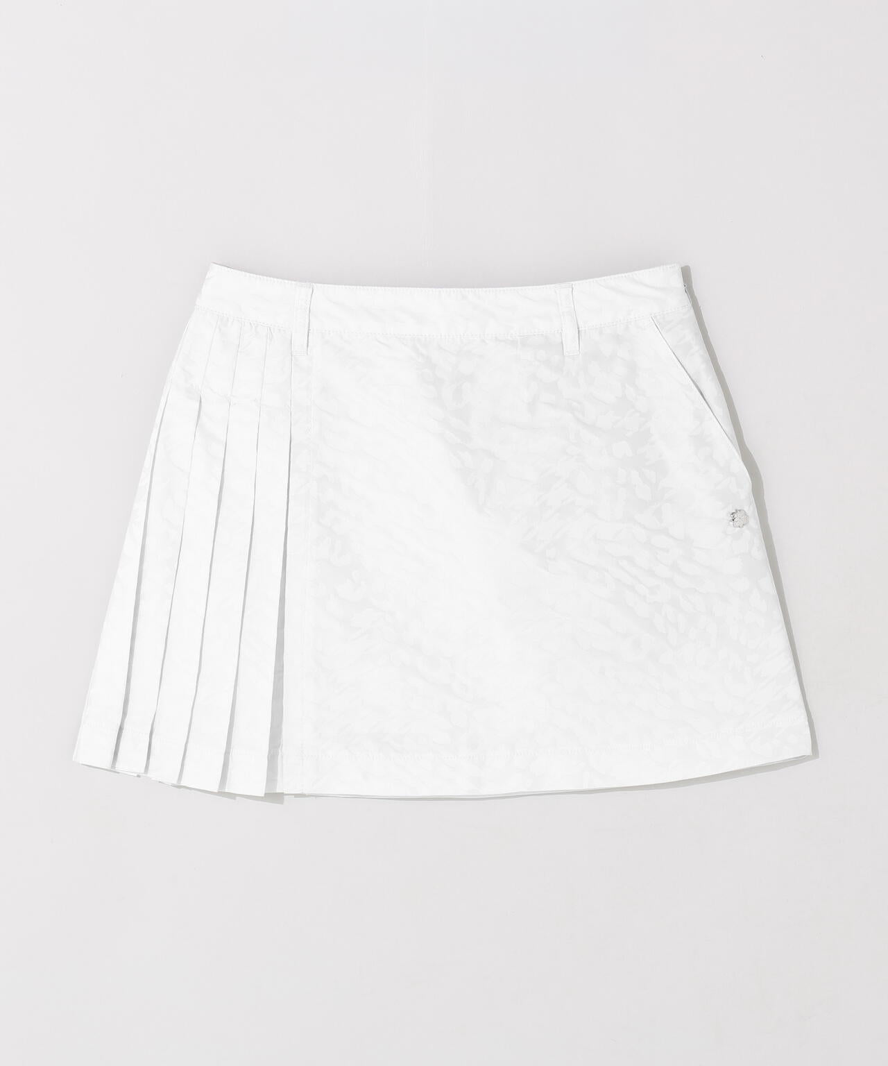 千鳥レオパードジャガードスカート (WOMENS)