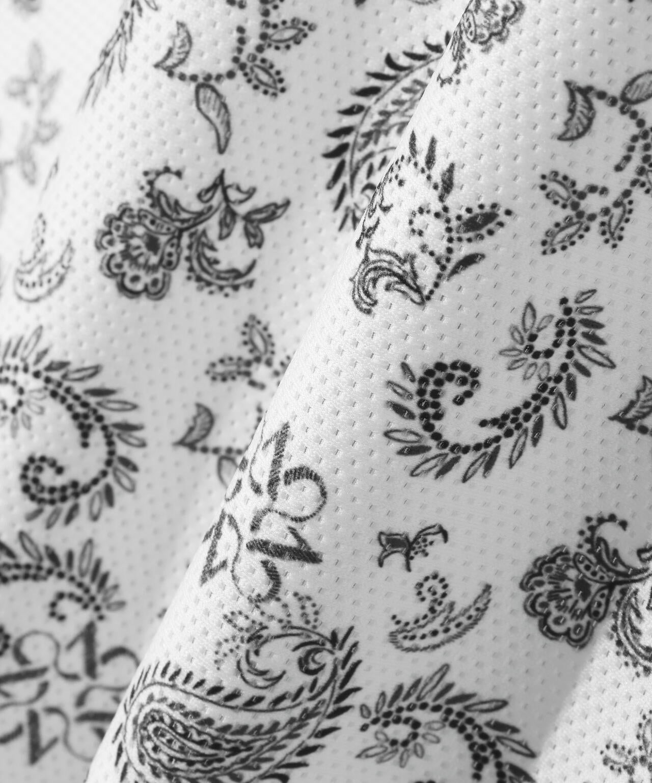 【吸水速乾】ケルトリーフプリント半袖シャツ (WOMENS)