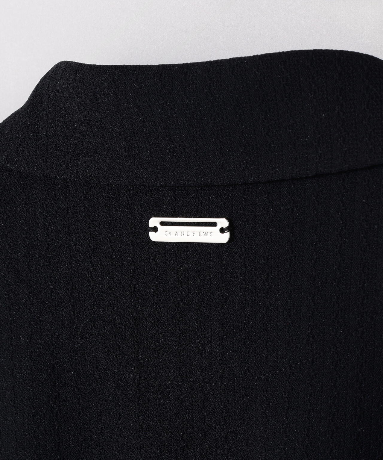 サッカー調ジャガード半袖シャツ (WOMENS)