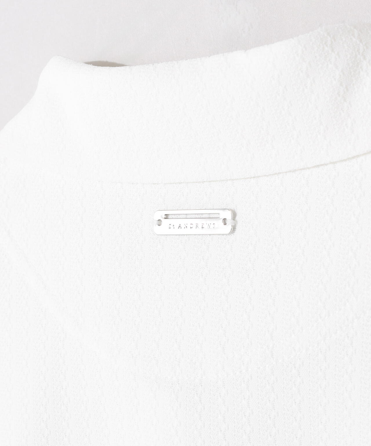 サッカー調ジャガード半袖シャツ (WOMENS)