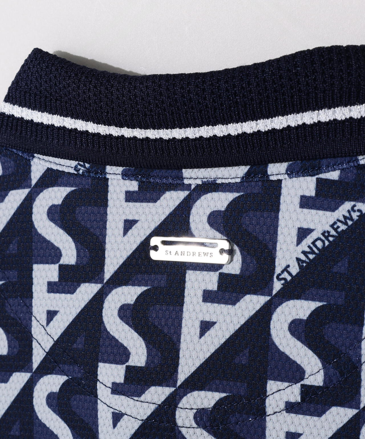 【吸水速乾】【UVカット】SAラインプリント半袖シャツ (WOMENS)