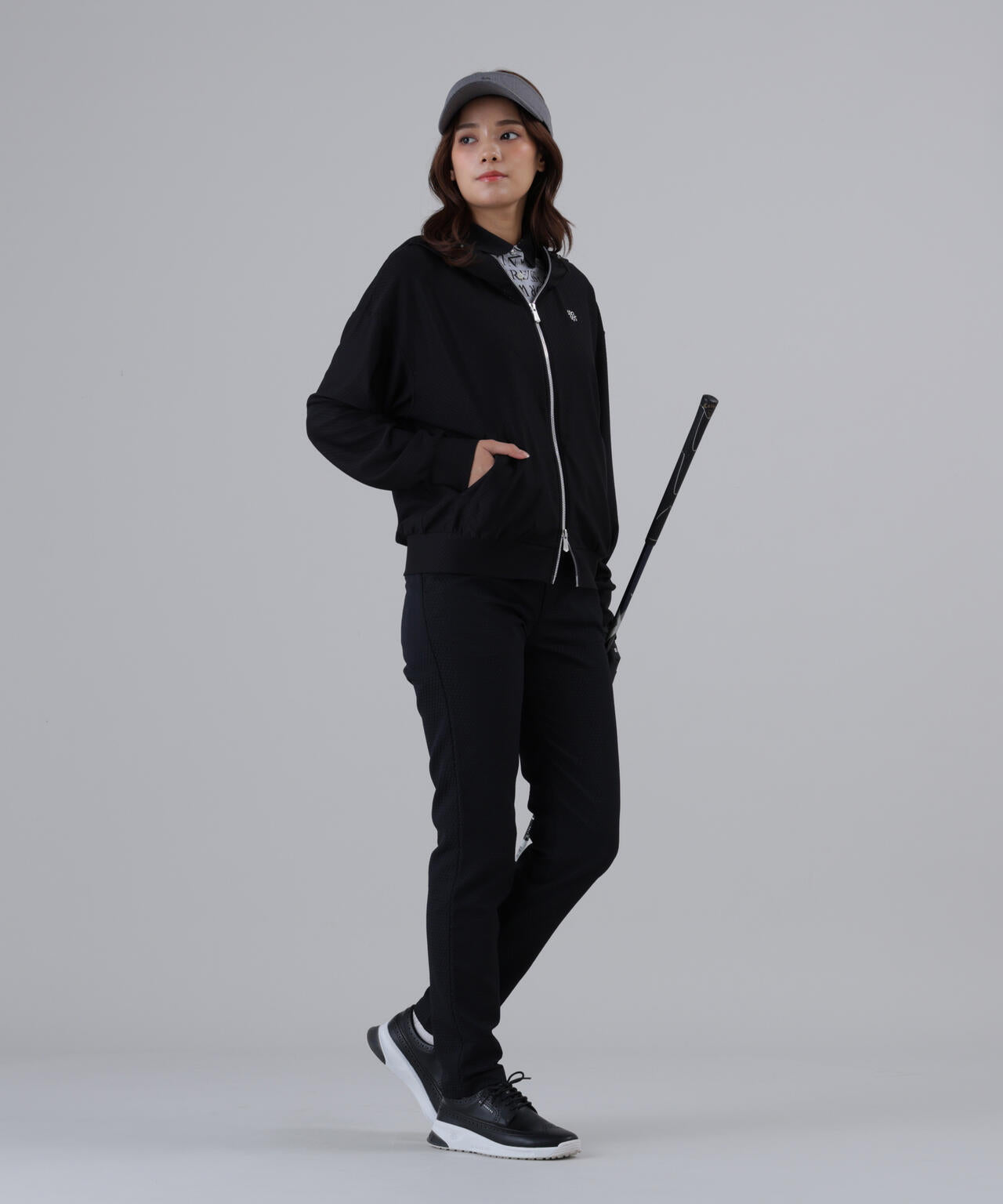 【吸水速乾】【UVカット】ドビーメッシュフーディー (WOMENS)