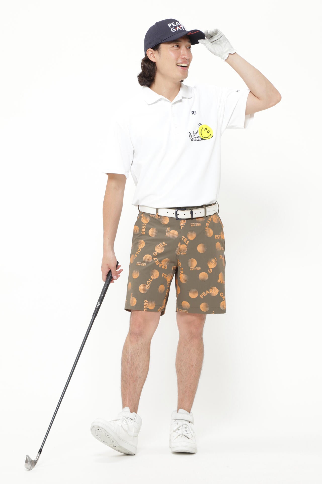 CORDURAリップストップ2WAY撥水 ショートパンツ ＜GOLFロゴ柄＞