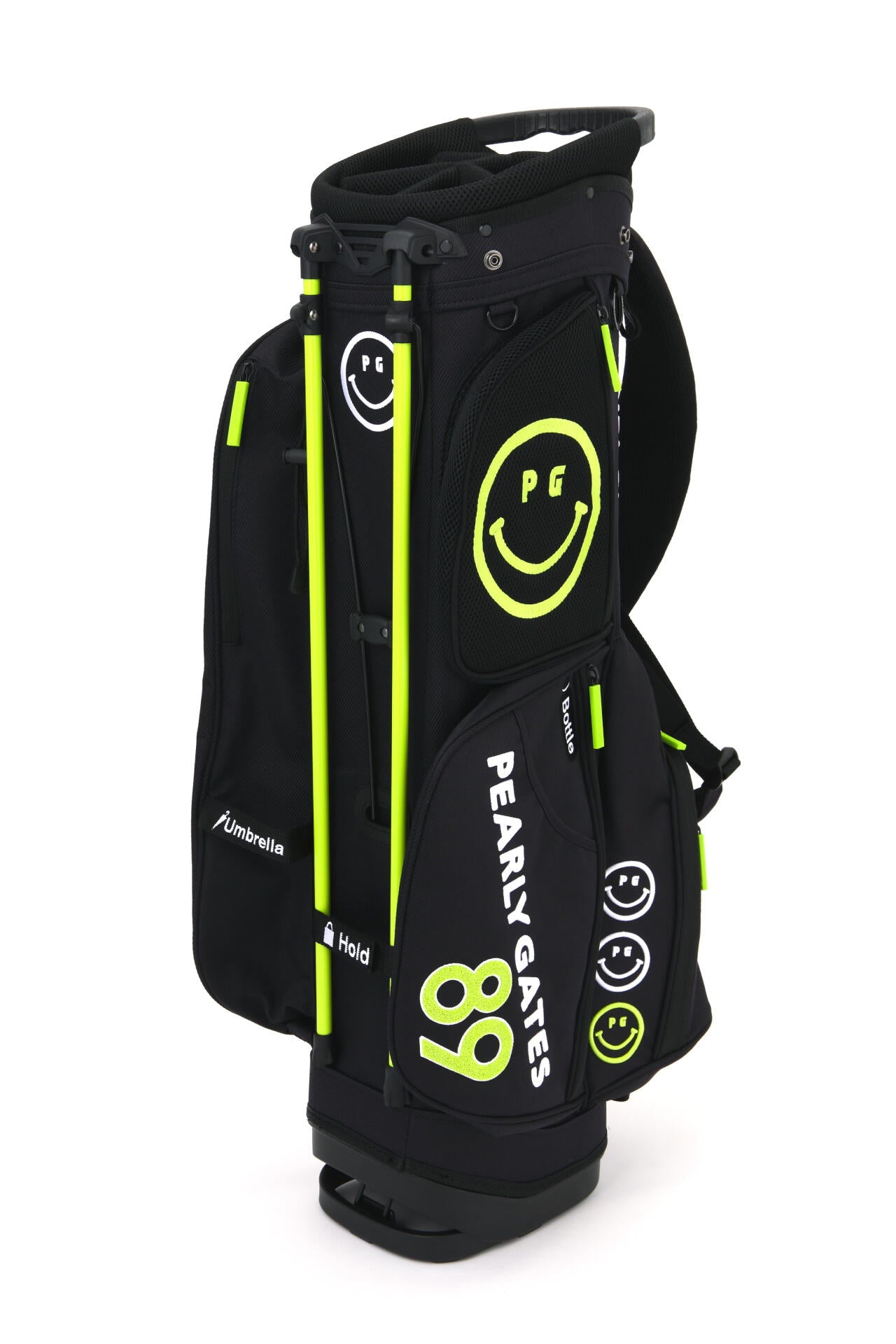 PG SMILE軽量スタンド式 キャディバッグ (46インチ対応)(9型) (UNISEX)