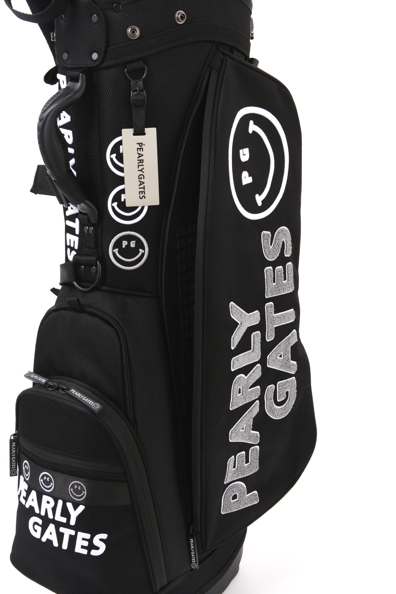 【公式オンライン&一部店舗限定】BLACK PG SMILE軽量スタンド式キャディバッグ (46インチ対応) (9型) (UNISEX)