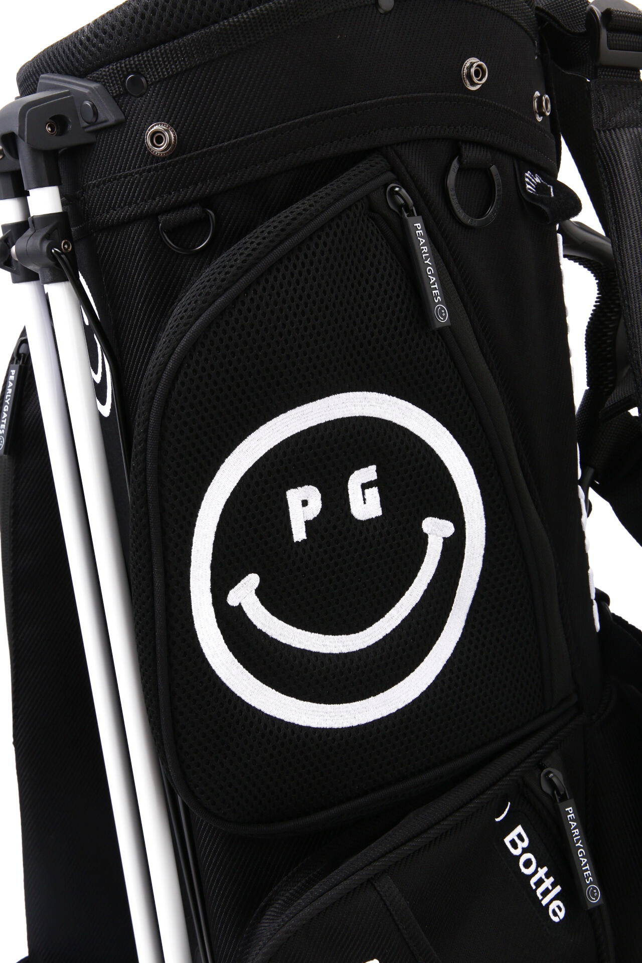 【公式オンライン&一部店舗限定】BLACK PG SMILE軽量スタンド式キャディバッグ (46インチ対応) (9型) (UNISEX)