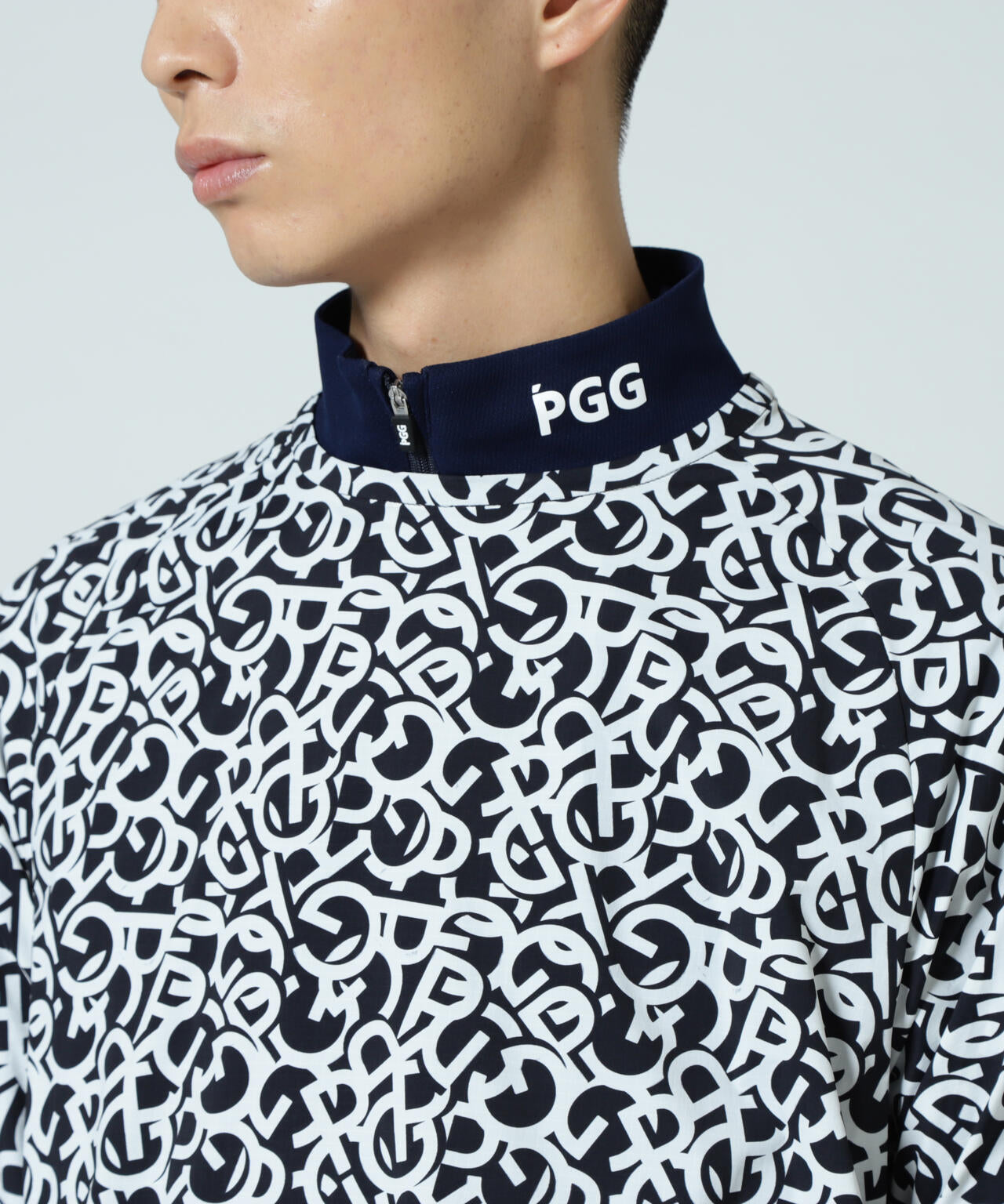 【PGG】【直営店舗&公式オンライン限定】Nyストレッチリップストップ×エプシロン ＜ロゴ総柄＞ (MENS)