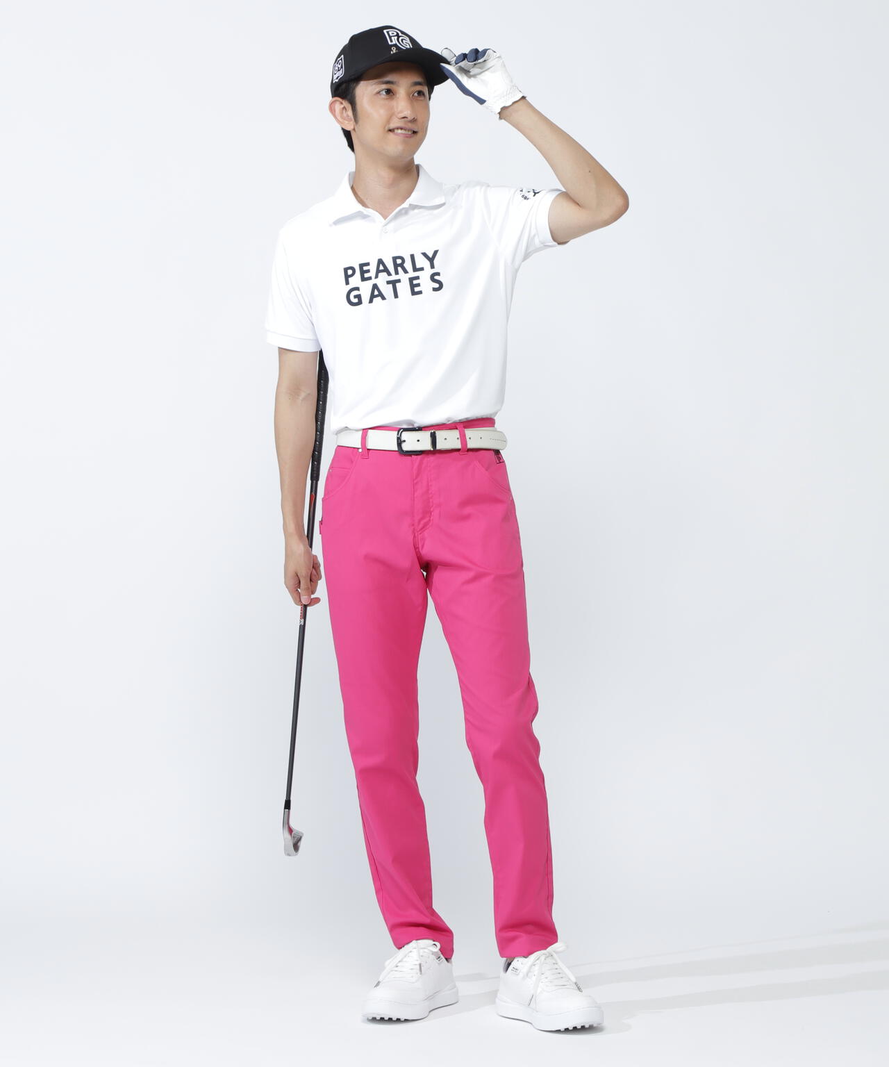 PG is PG ハイゲージストレッチBOXカノコ半袖ポロシャツ