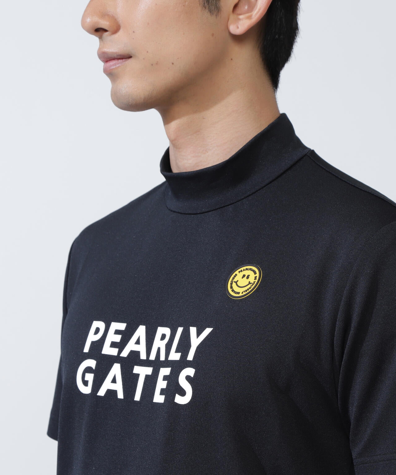 【PG is PG】 ベアカノコ半袖ハイネックカットソー