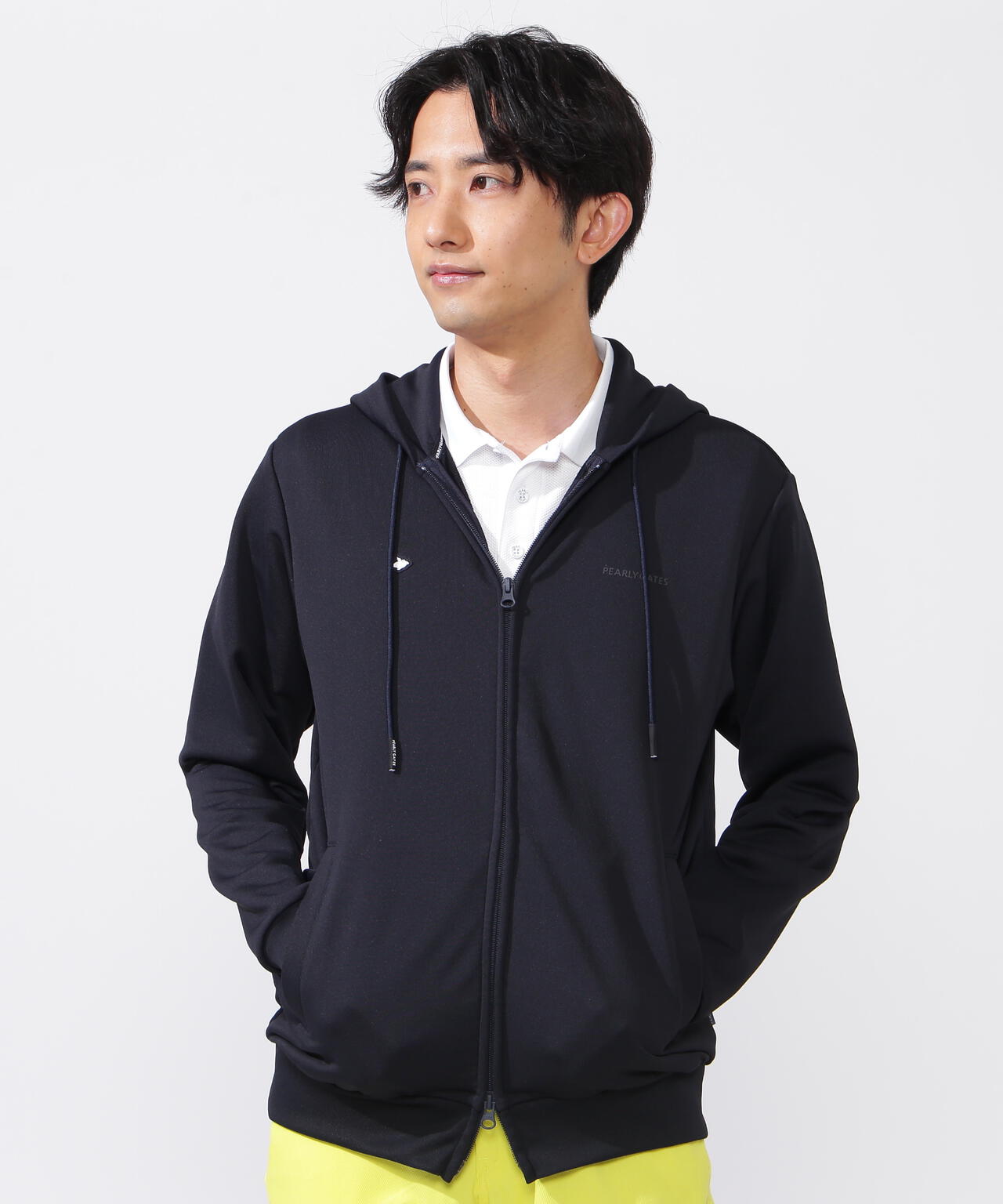 【PG ESSENTIAL】【直営店舗&公式オンライン限定】ハイスペックコンパクト裏毛フルジップフーディ