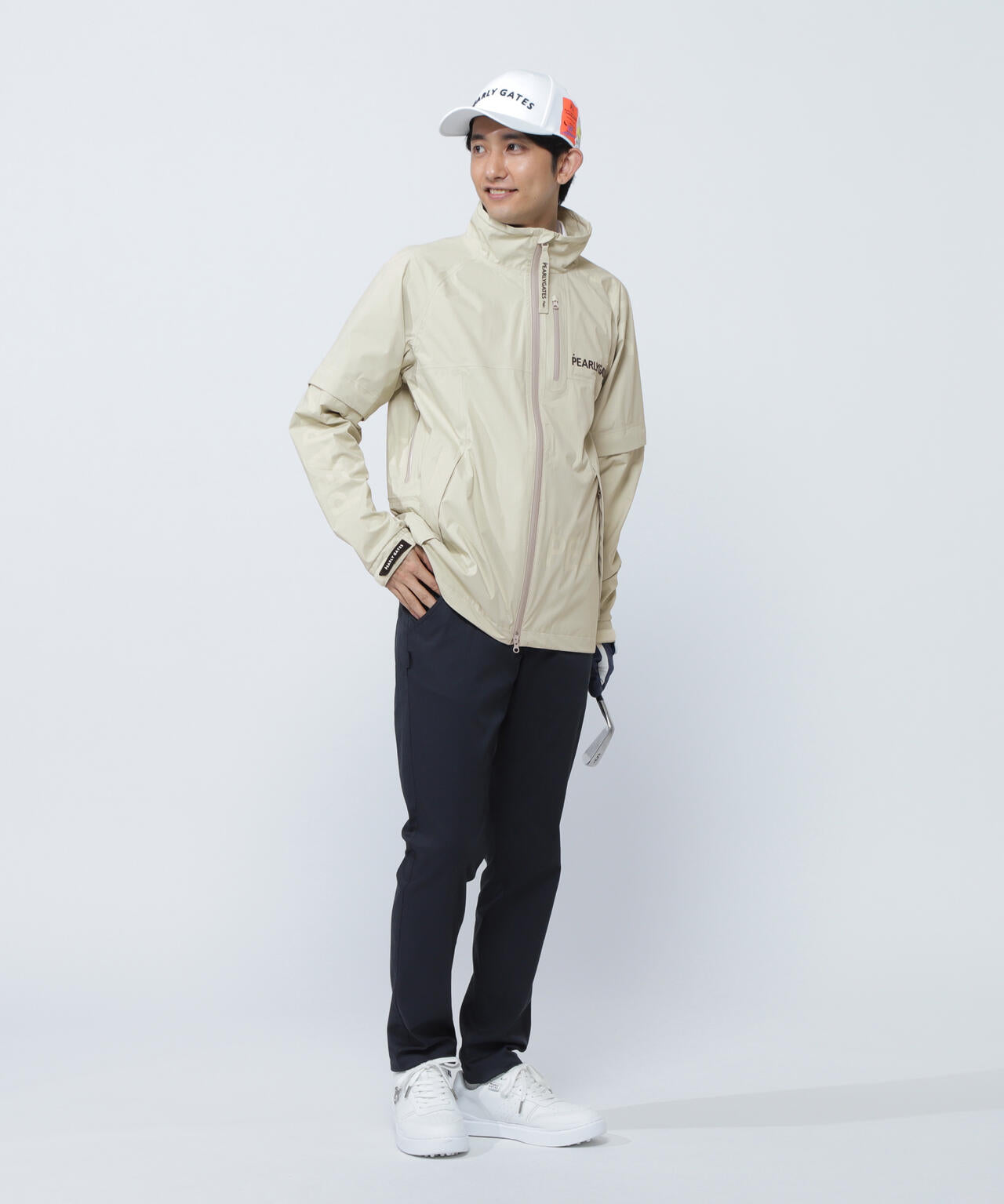 NYストレッチタフタ3Lレインジャケット (MENS)