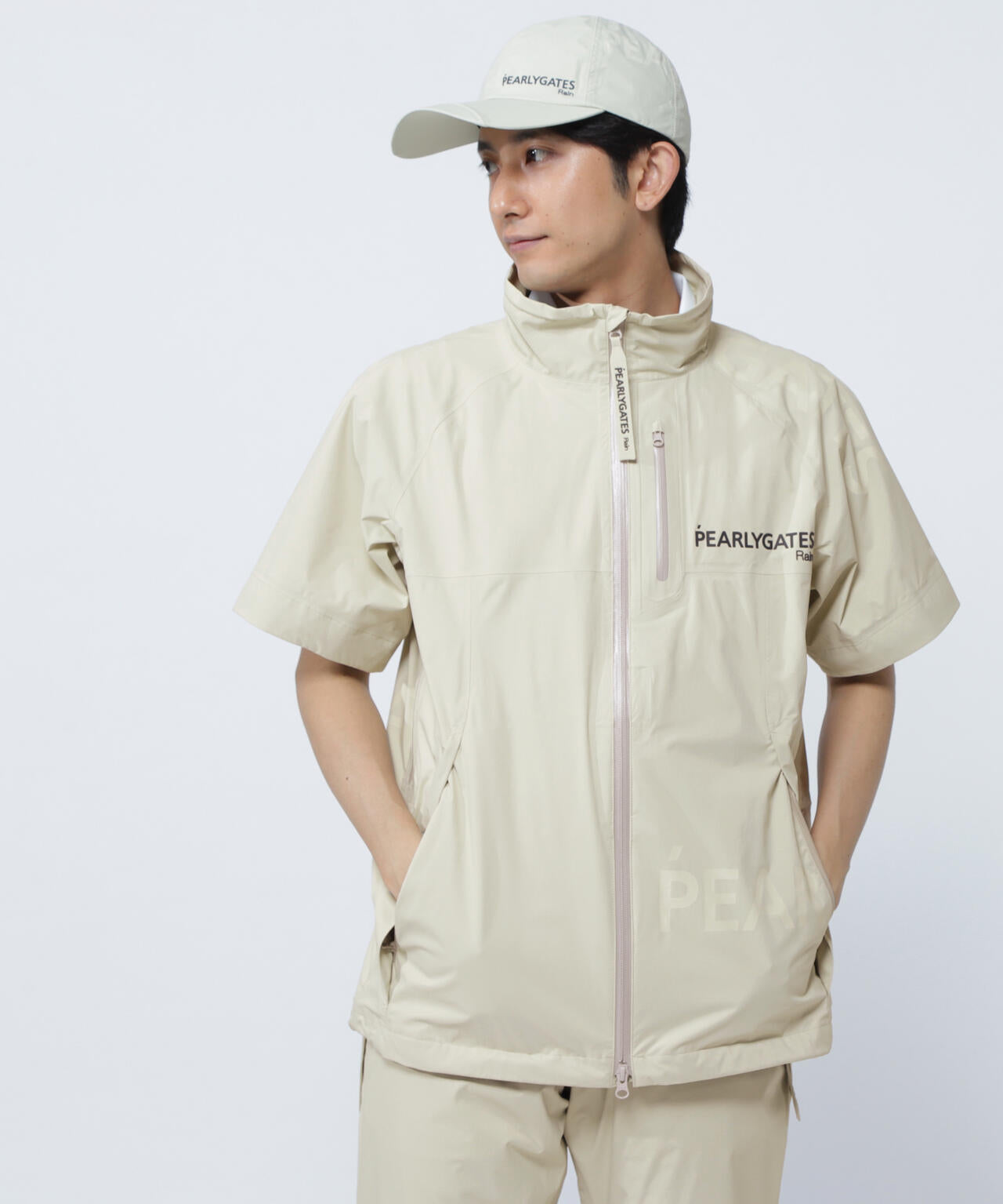 NYストレッチタフタ3Lレインジャケット (MENS)