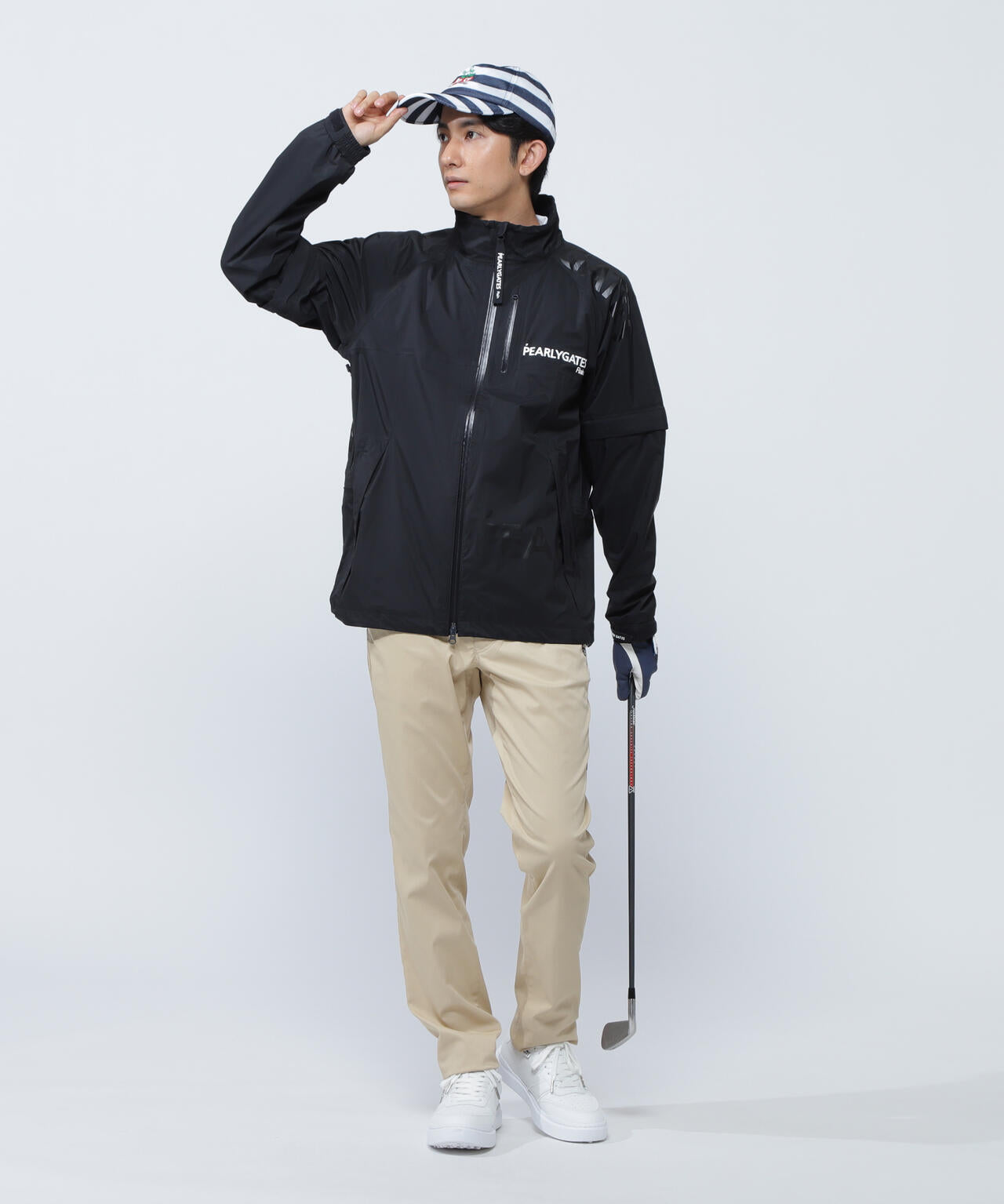 NYストレッチタフタ3Lレインジャケット (MENS)