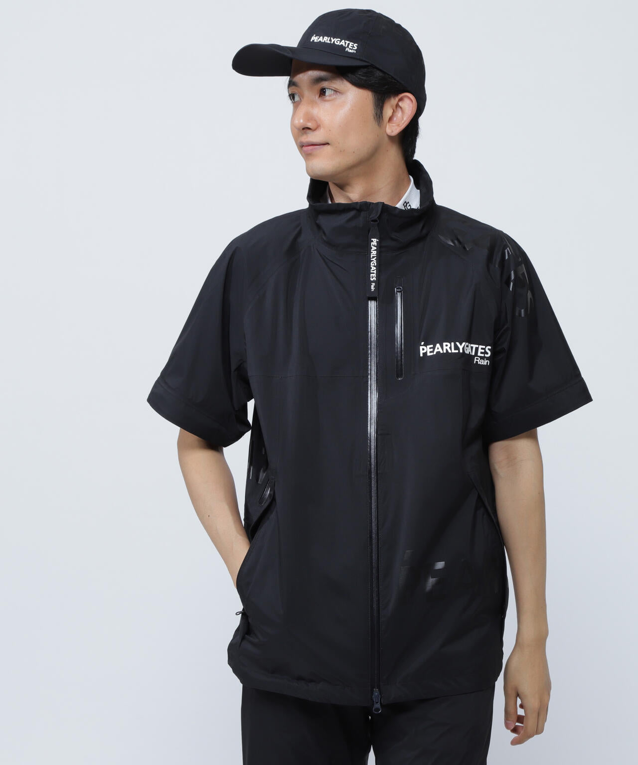 NYストレッチタフタ3Lレインジャケット (MENS)