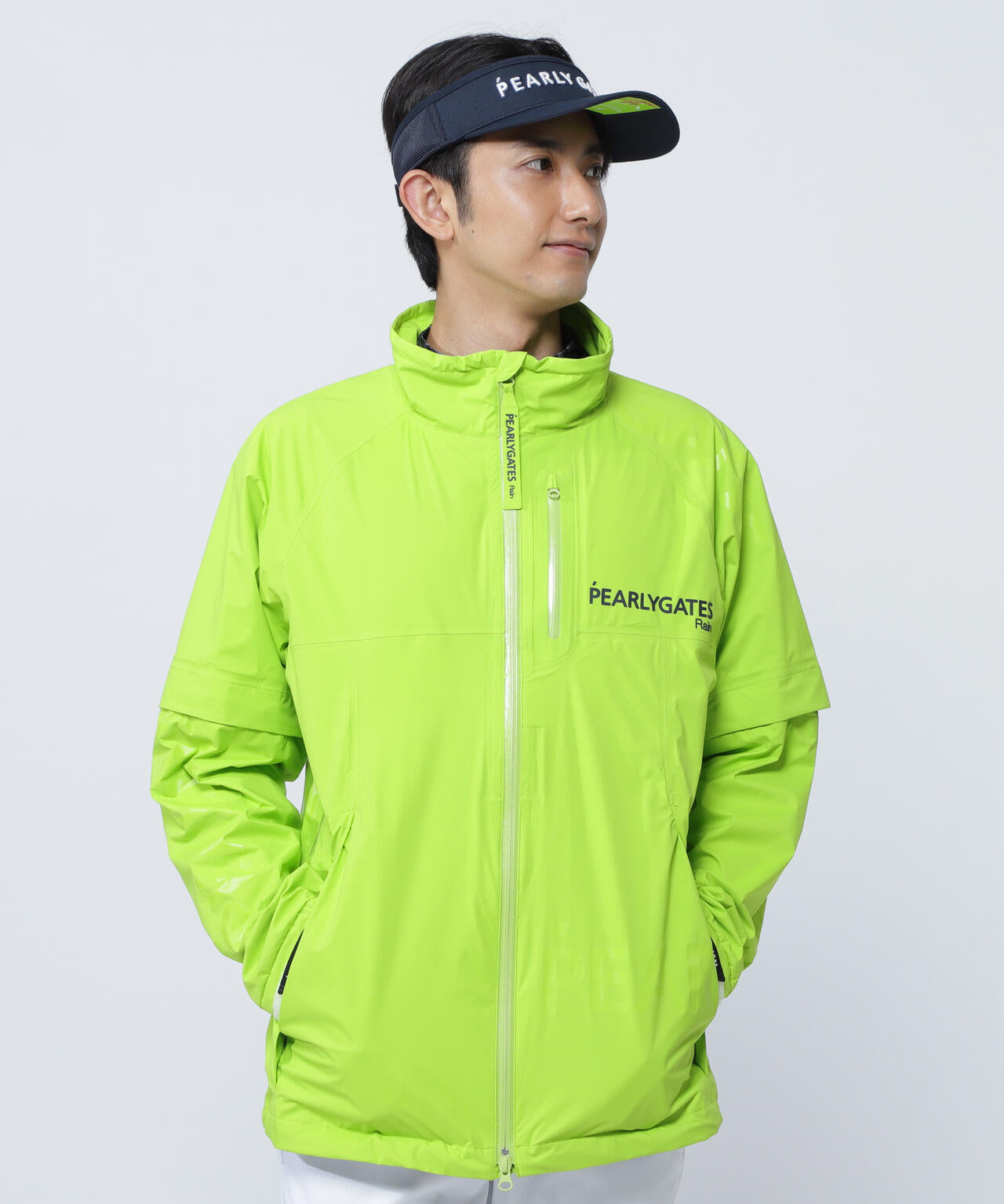 NYストレッチタフタ3Lレインジャケット (MENS)