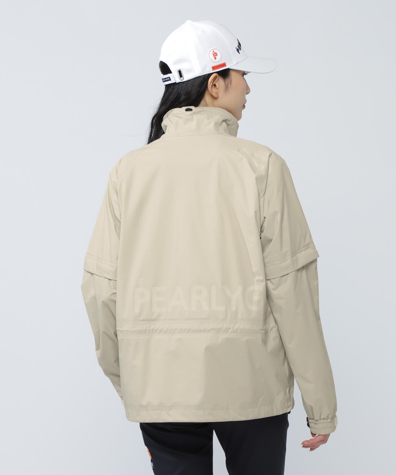 NYストレッチタフタ3Lレインジャケット (LADIES)
