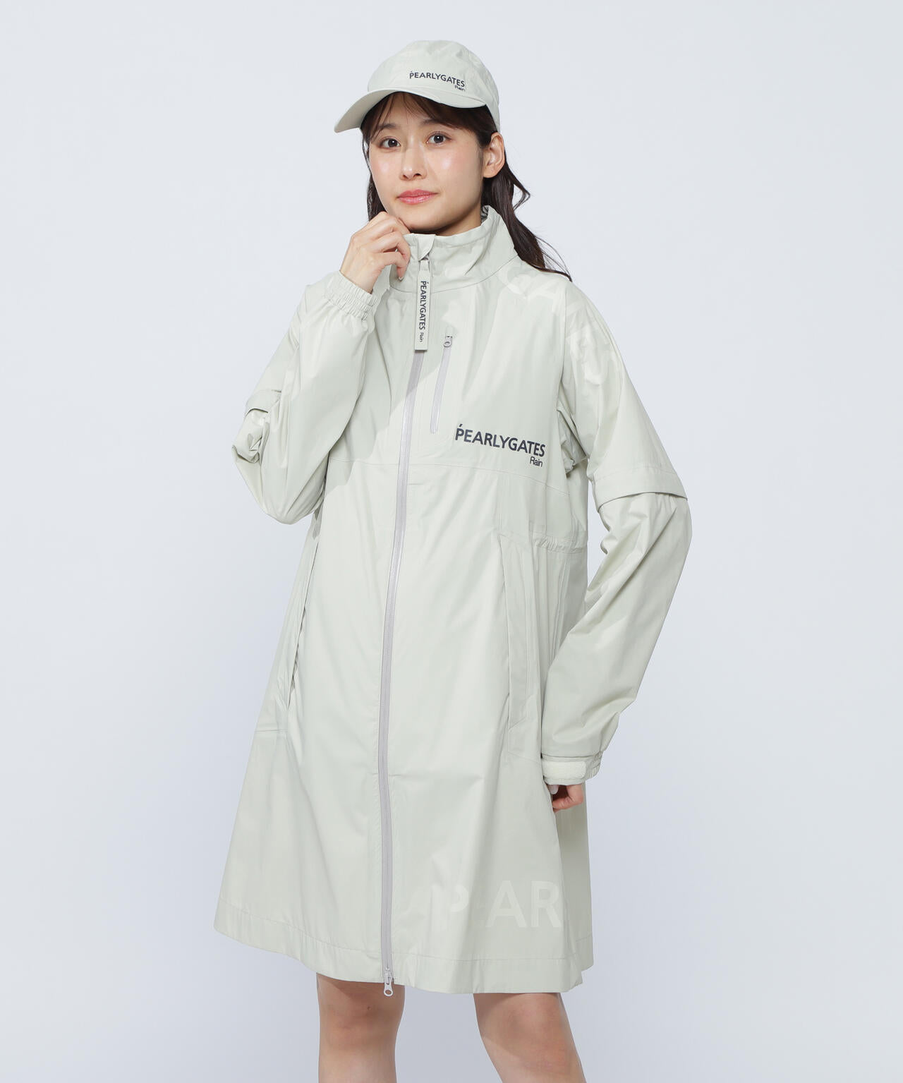 NYストレッチタフタ3Lレインワンピース (LADIES)