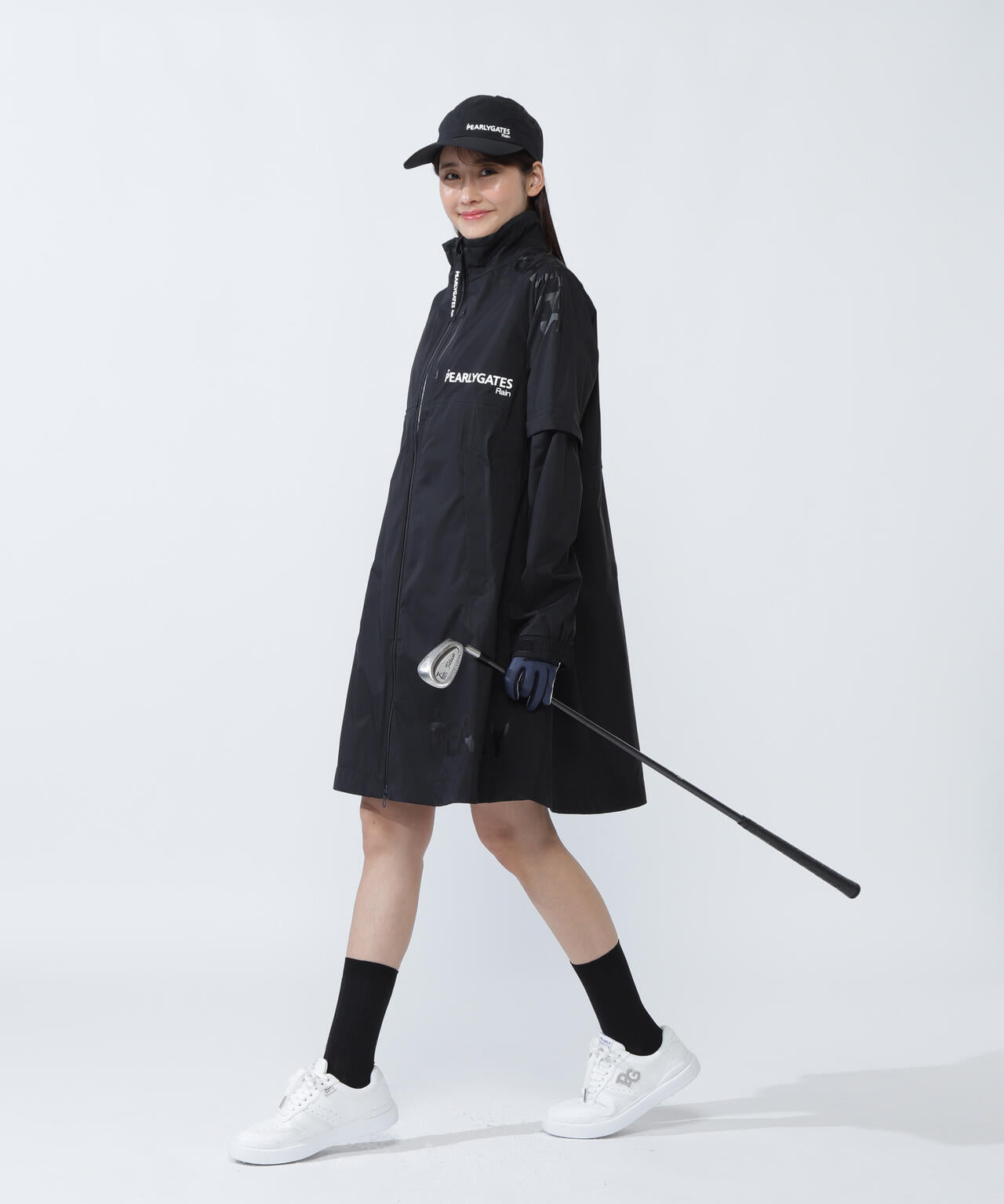 NYストレッチタフタ3Lレインワンピース (LADIES)