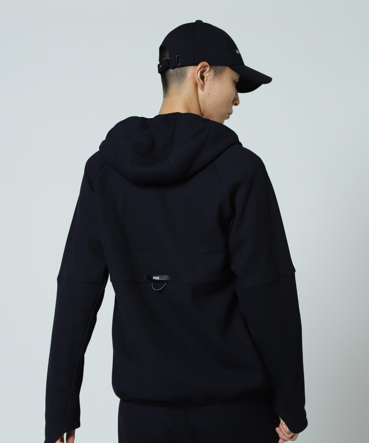 【PGG】【直営店舗&公式オンライン限定】Wラッセルメッシュ×OCTA フルジップフーディジャケット (MENS)