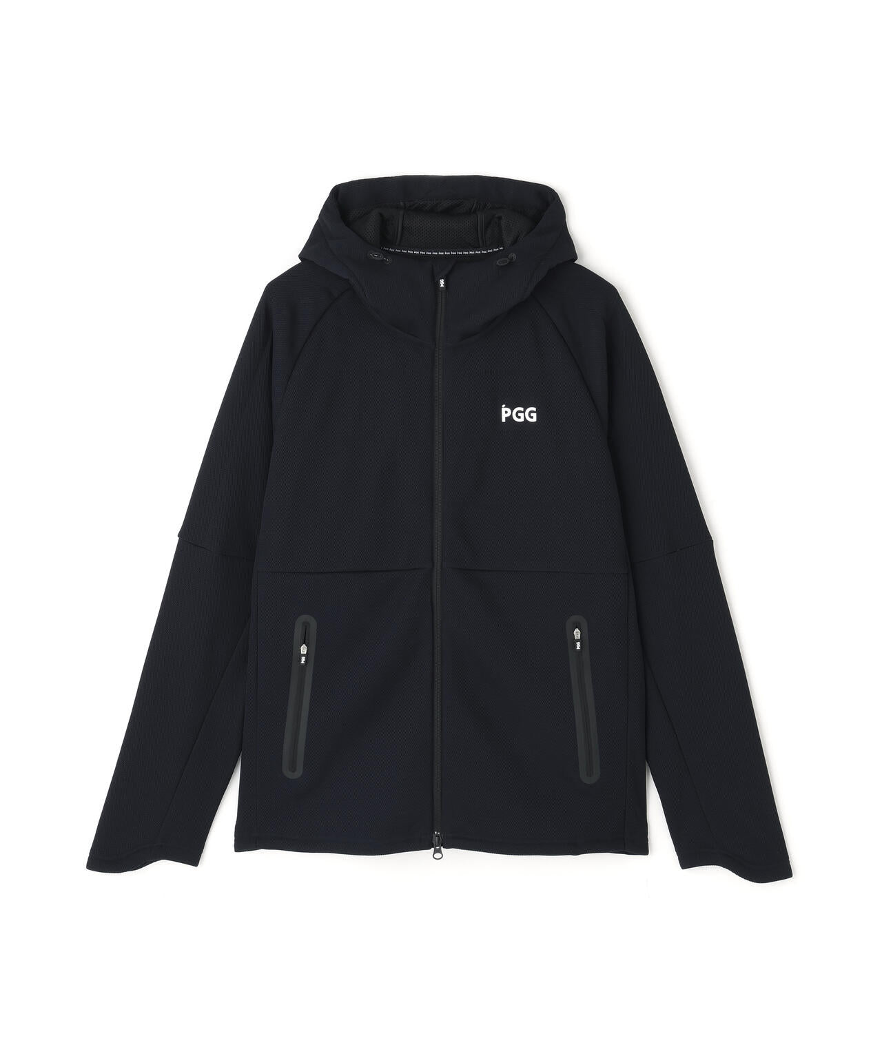 【PGG】【直営店舗&公式オンライン限定】Wラッセルメッシュ×OCTA フルジップフーディジャケット (MENS)