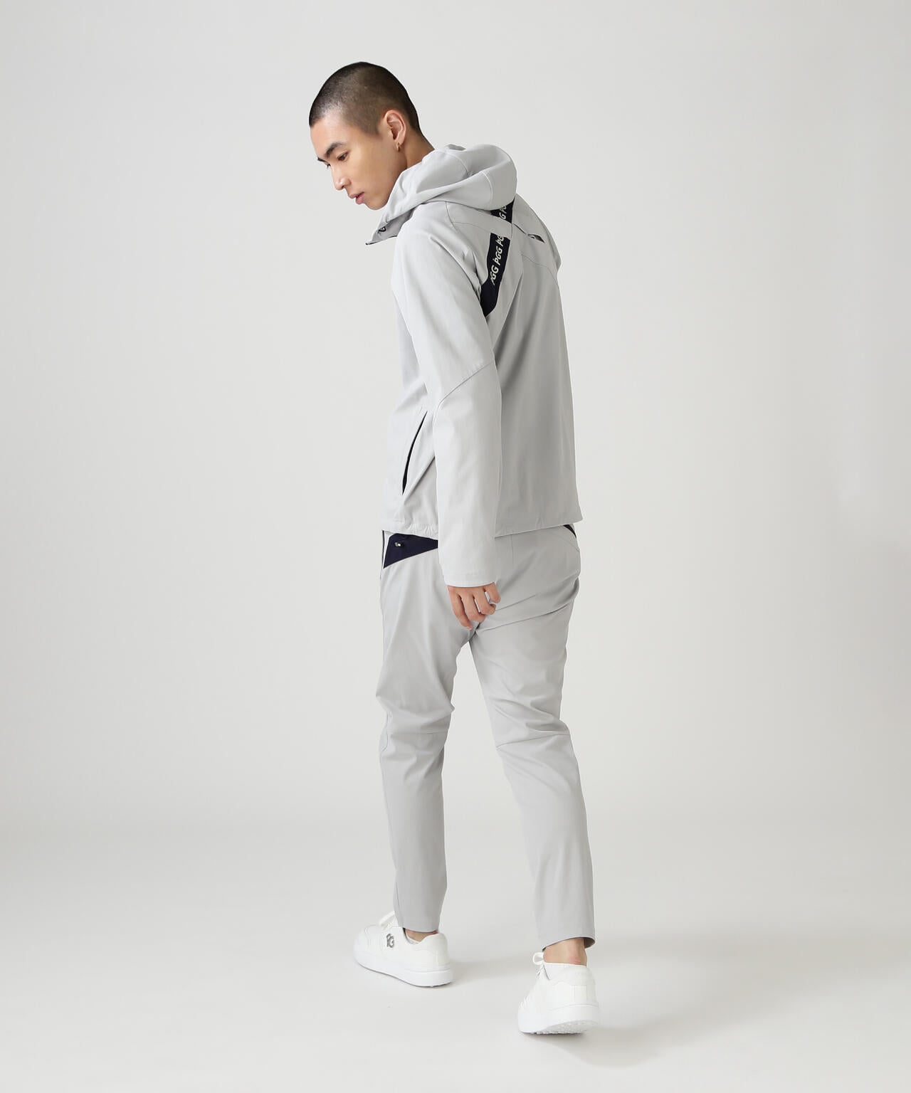 【PGG】【直営店舗&公式オンライン限定】TEXBRIDトリコットフルジップフーディブルゾン (MENS)