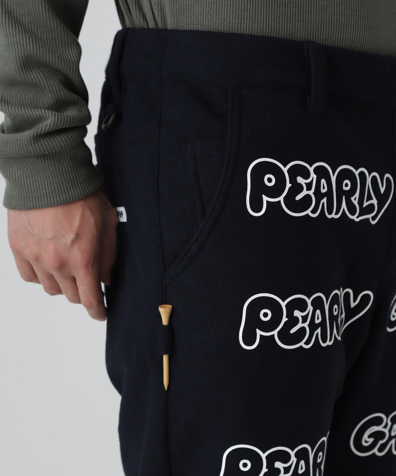 Peスライバーニットパンツ