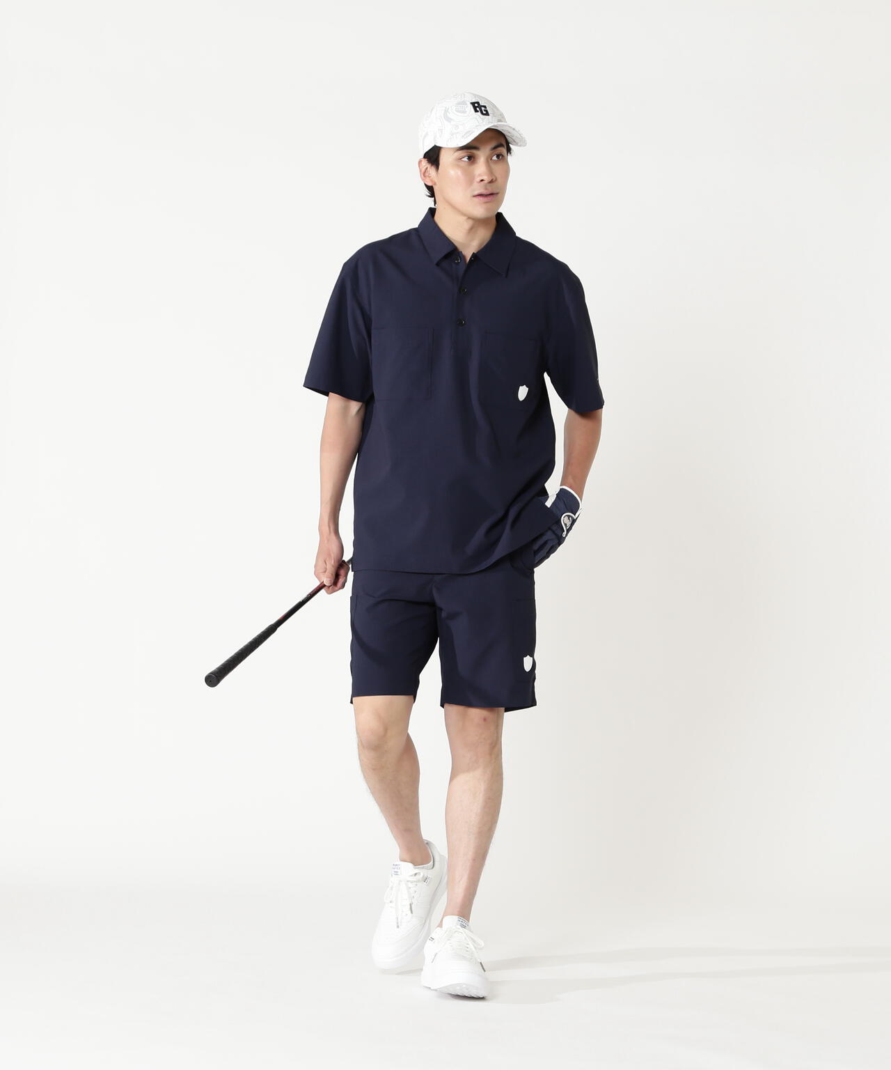 穴開きPeブロードショートパンツ