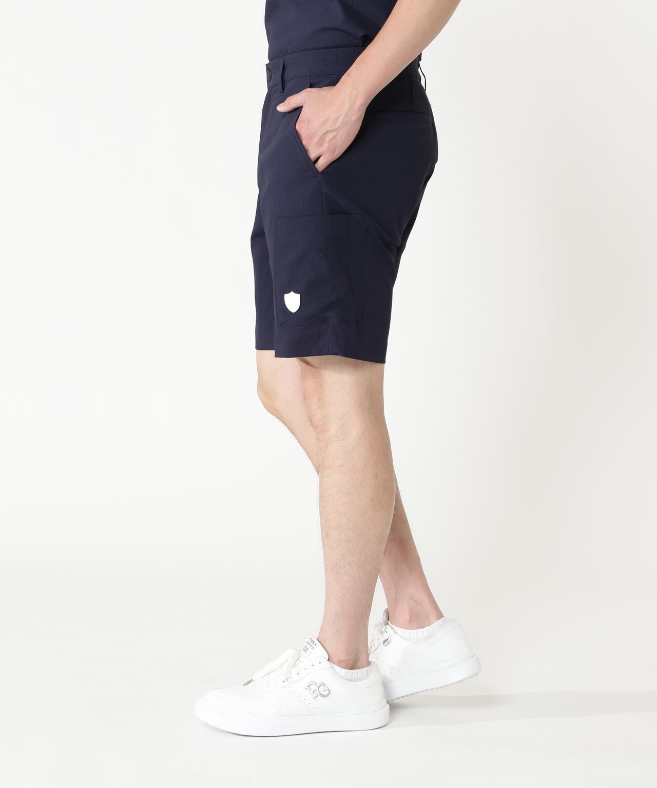 穴開きPeブロードショートパンツ