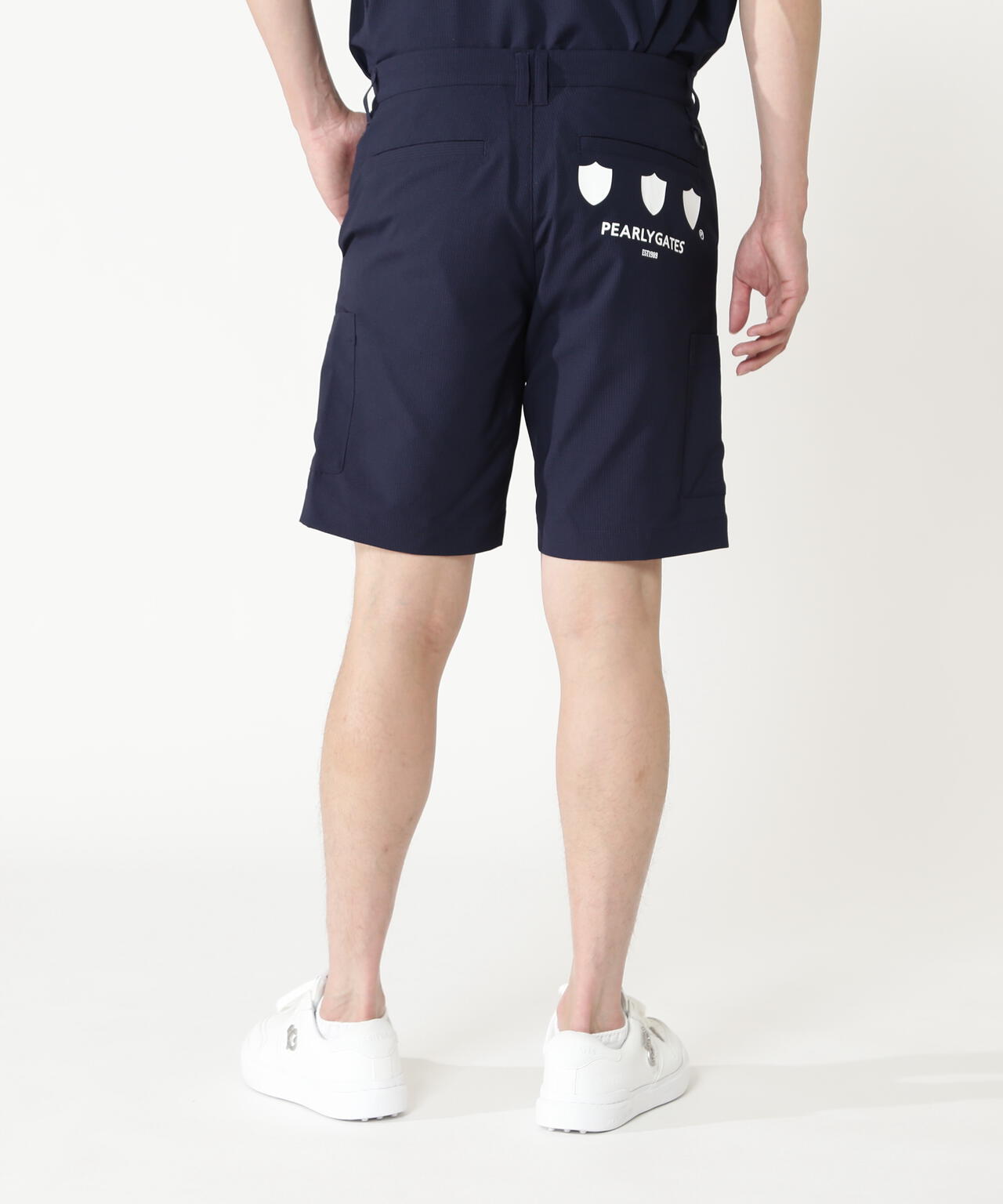 穴開きPeブロードショートパンツ