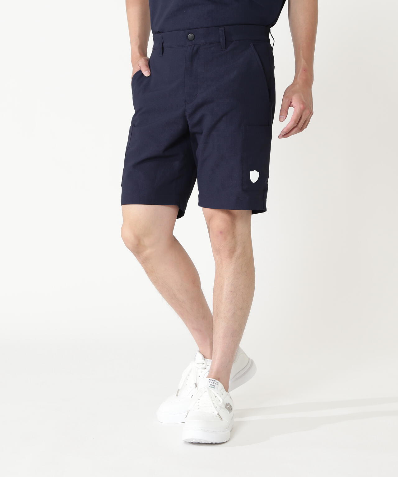 穴開きPeブロードショートパンツ
