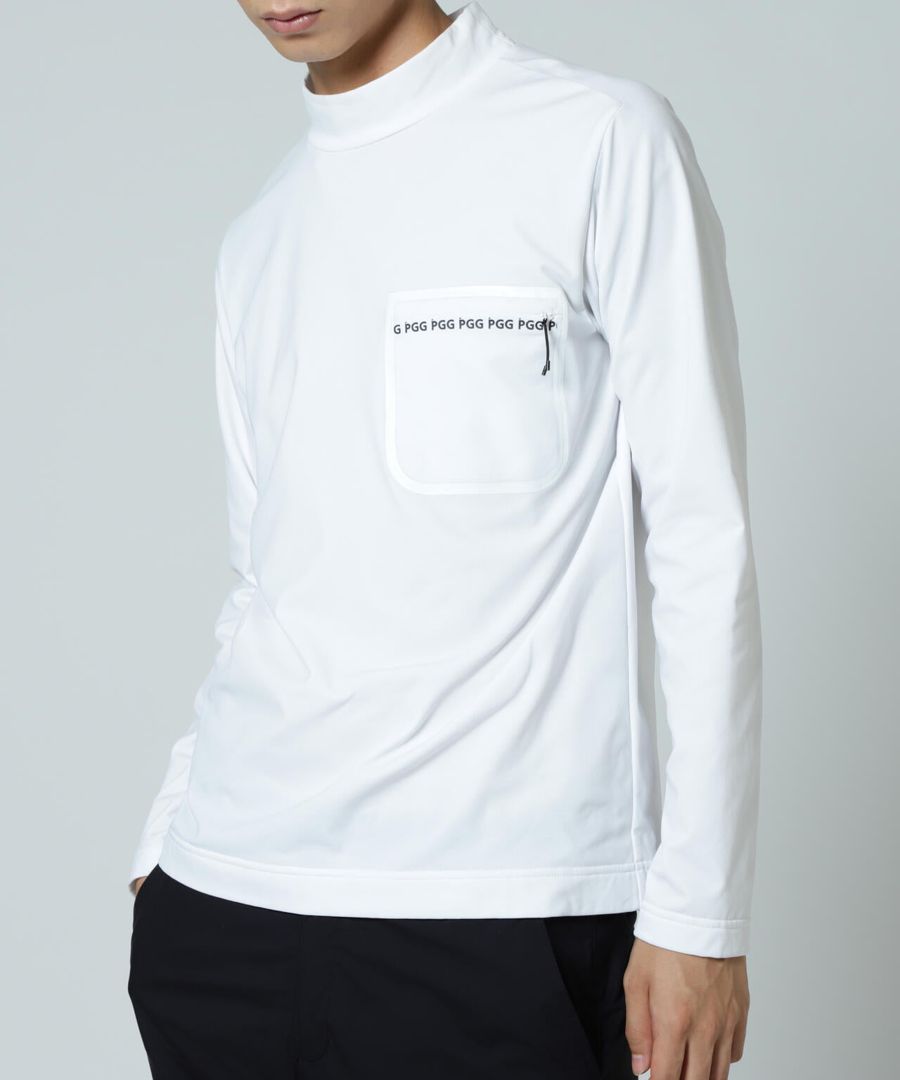 【PGG】【直営店舗&公式オンライン限定】超KARUISHI長袖ハイネックカットソー (MENS)