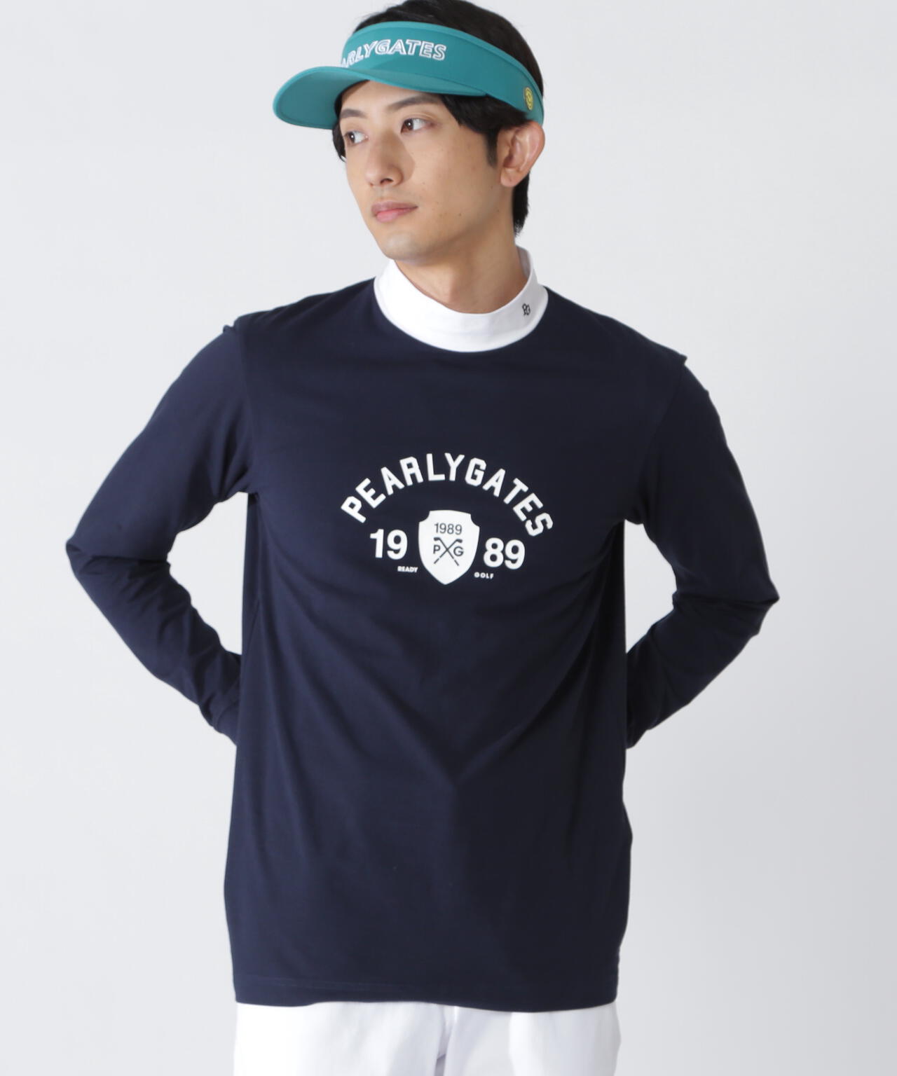 ベアカノコ長袖ハイネックカットソー