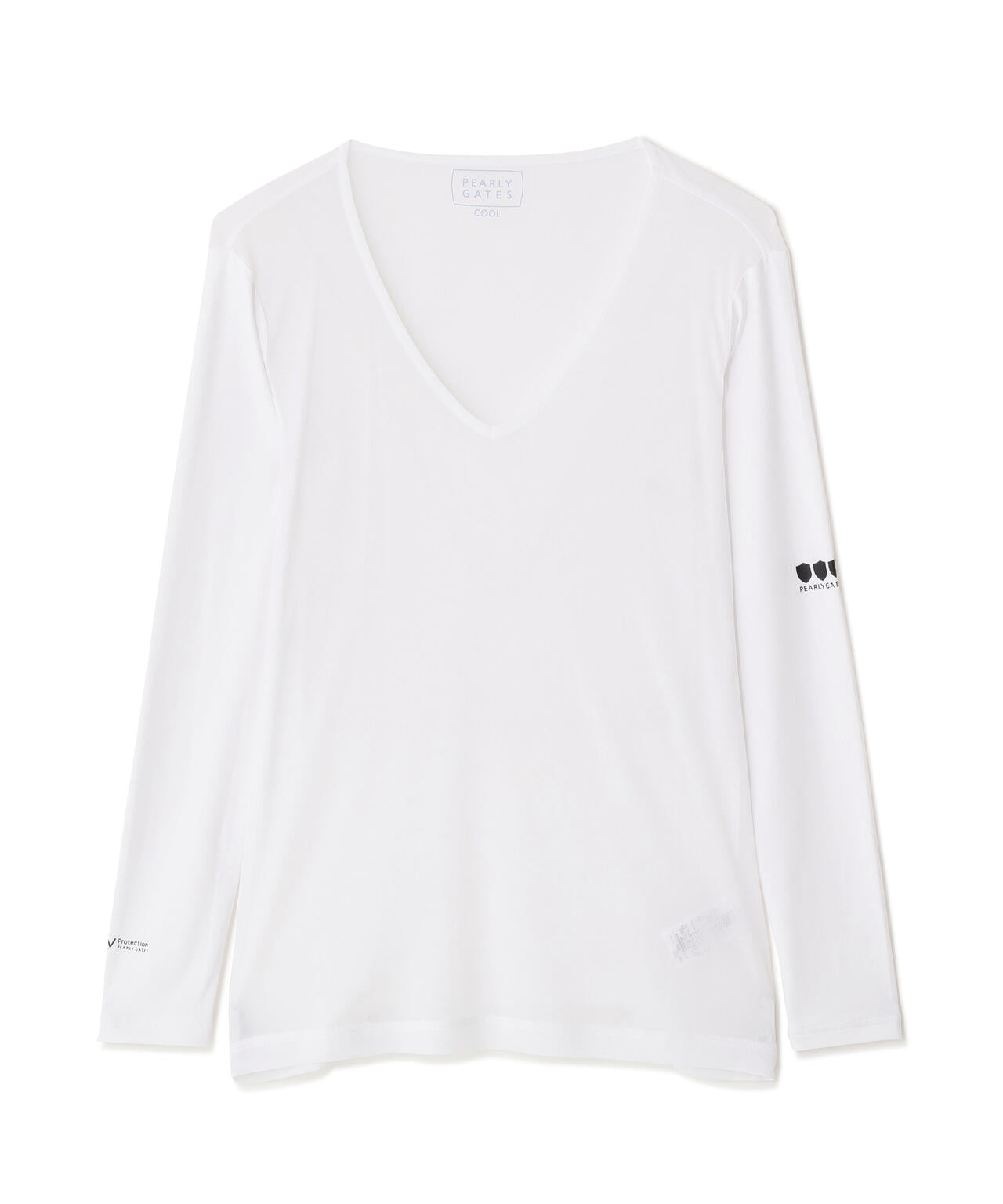 【PG BODY】N/パワーネット×Peベア天竺長袖Uネックカットソー