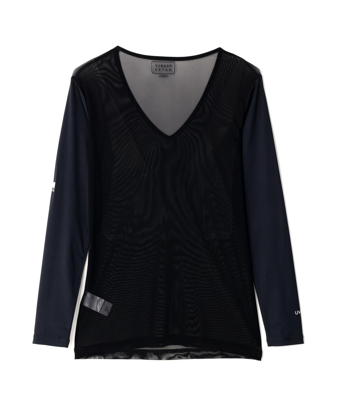 【PG BODY】N/パワーネット×Peベア天竺長袖Uネックカットソー