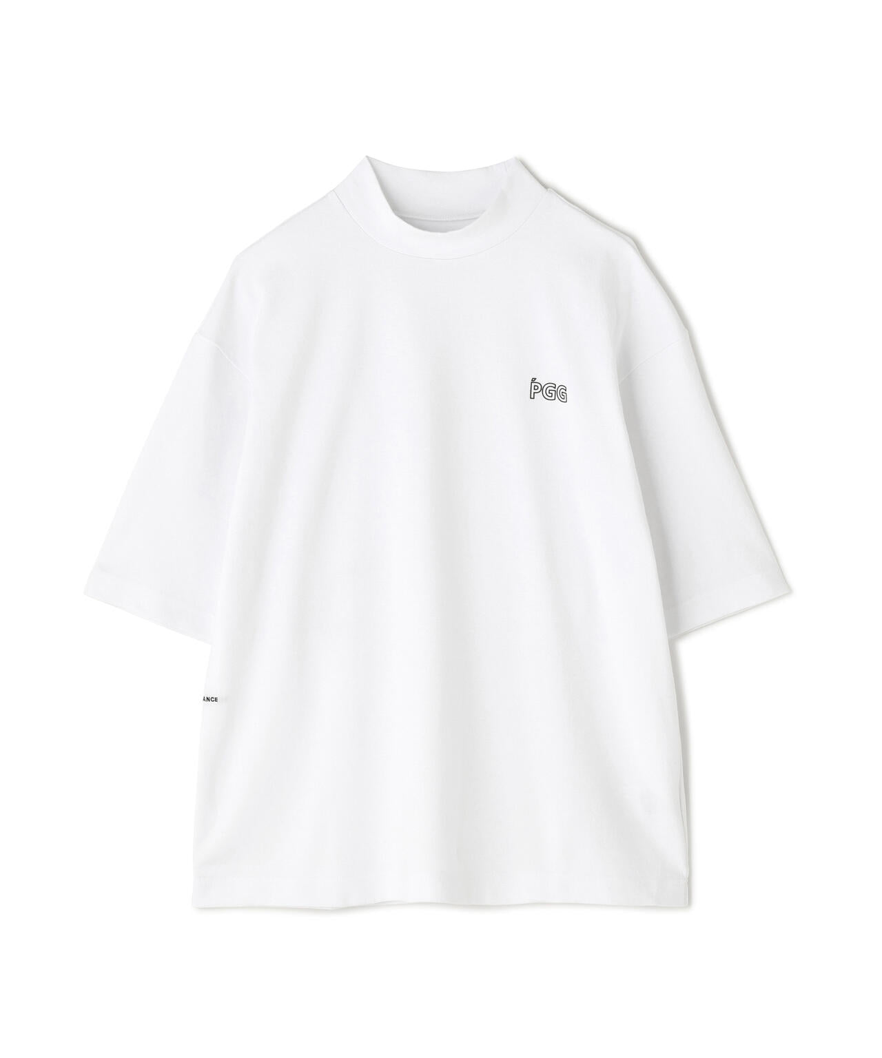 【PGG】【直営店舗&公式オンライン限定】パルパーエコＷメッシュ半袖モックネックカットソー (MENS)