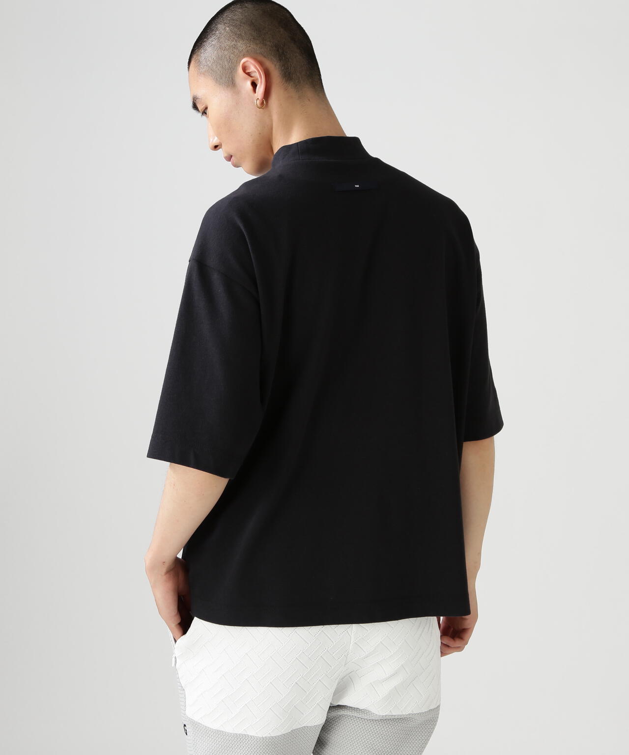 【PGG】【直営店舗&公式オンライン限定】パルパーエコＷメッシュ半袖モックネックカットソー (MENS)