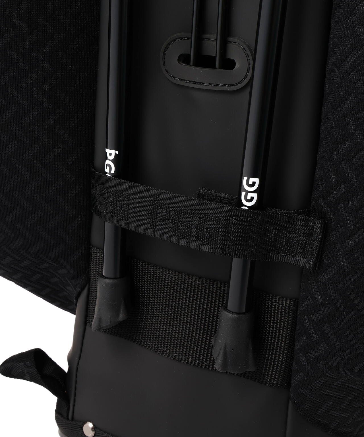 【PGG】【直営店舗&公式オンライン限定】Wovenロゴスタンド式キャディバッグ (46インチ対応) (UNISEX)