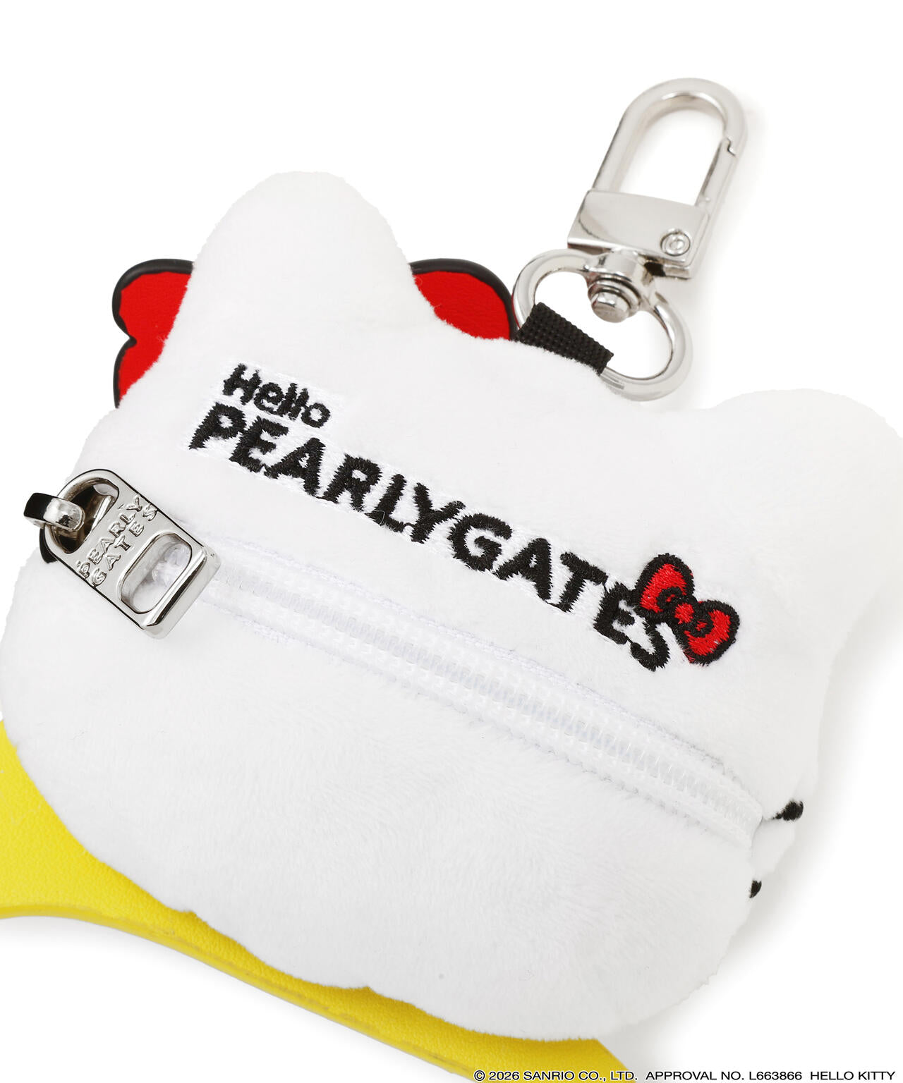 【Hello Kitty×PEARLY GATES】ぬいぐるみポーチ(UNISEX)