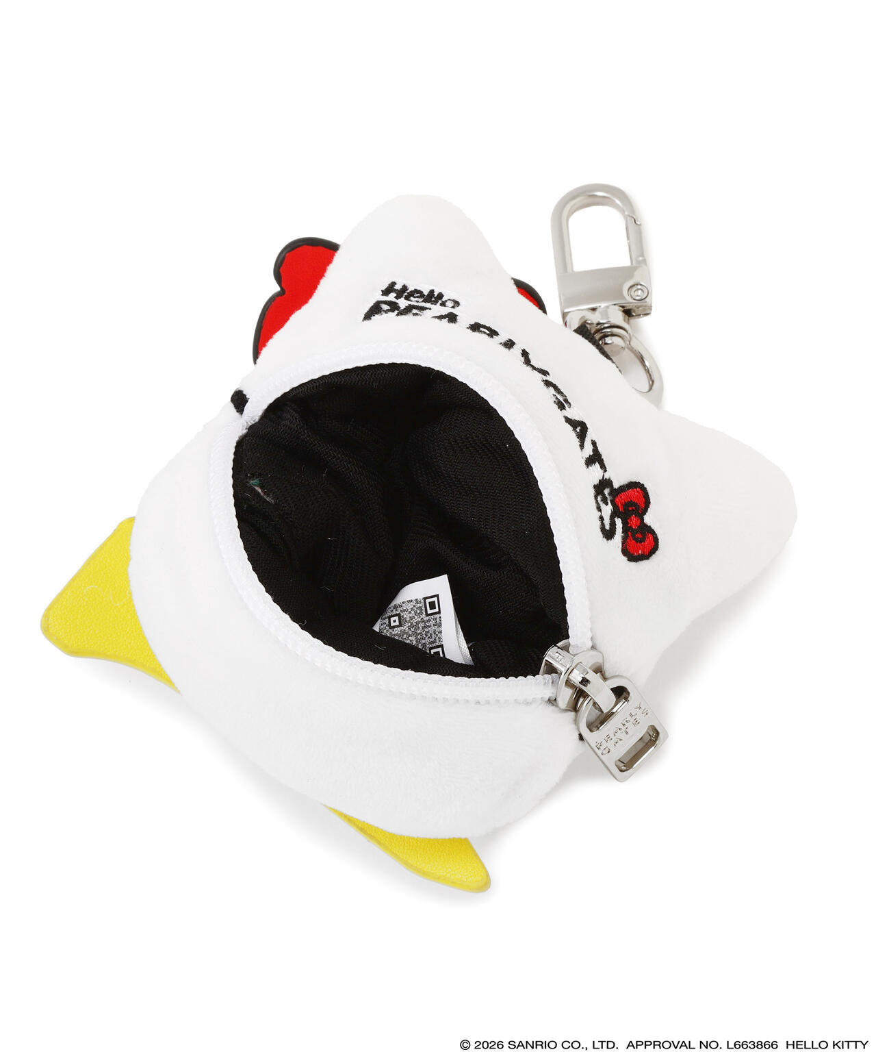 【Hello Kitty×PEARLY GATES】ぬいぐるみポーチ(UNISEX)